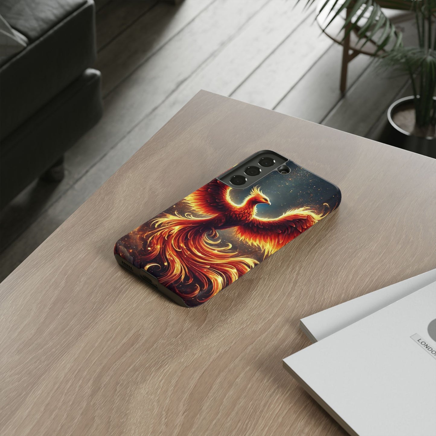 Phone Case Phoenix Flame – Fiery Phoenix Cover for iPhone & Samsung Models