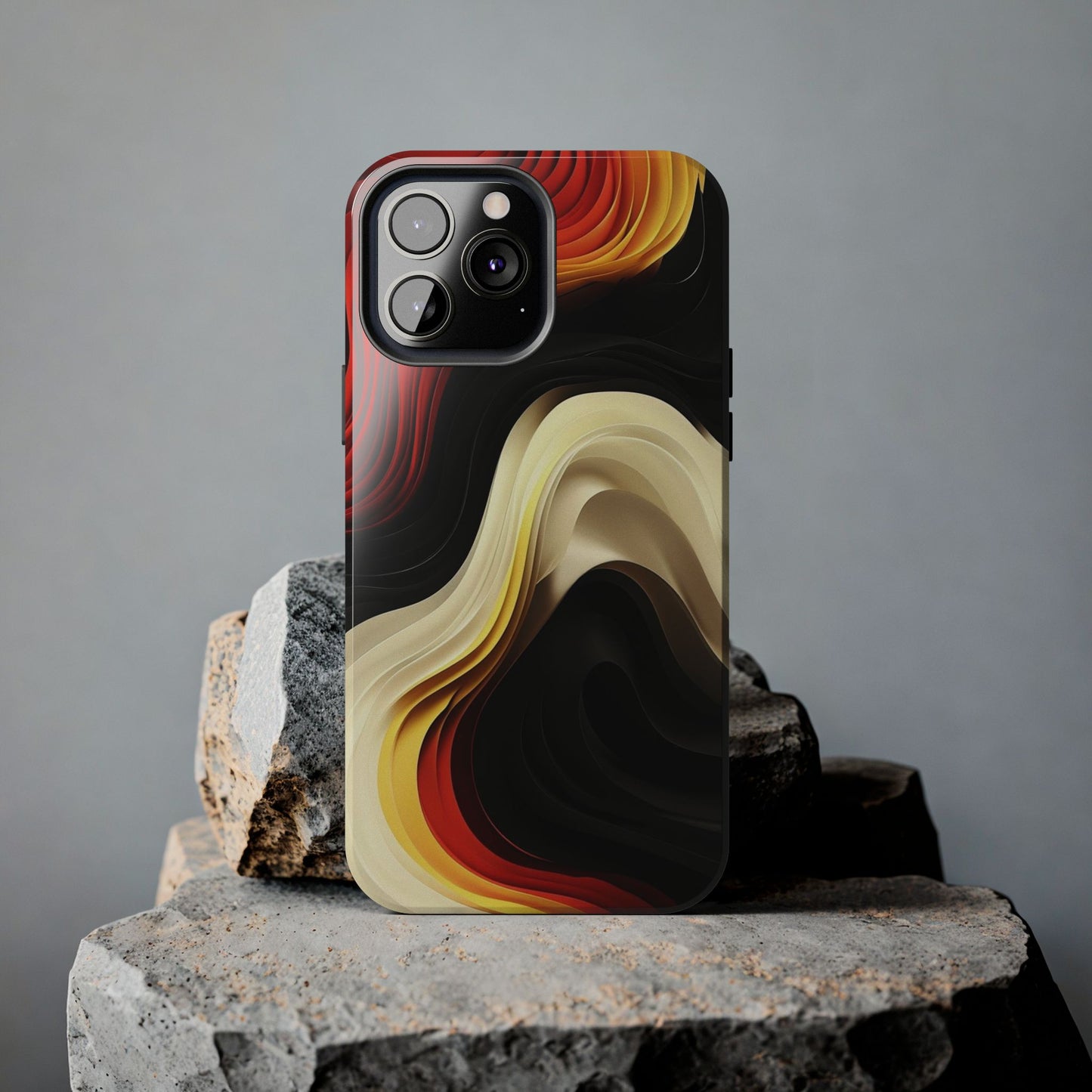 Phone Case Flow Abstract Tough – Shockproof 2-Piece Cover for iPhone & Samsung