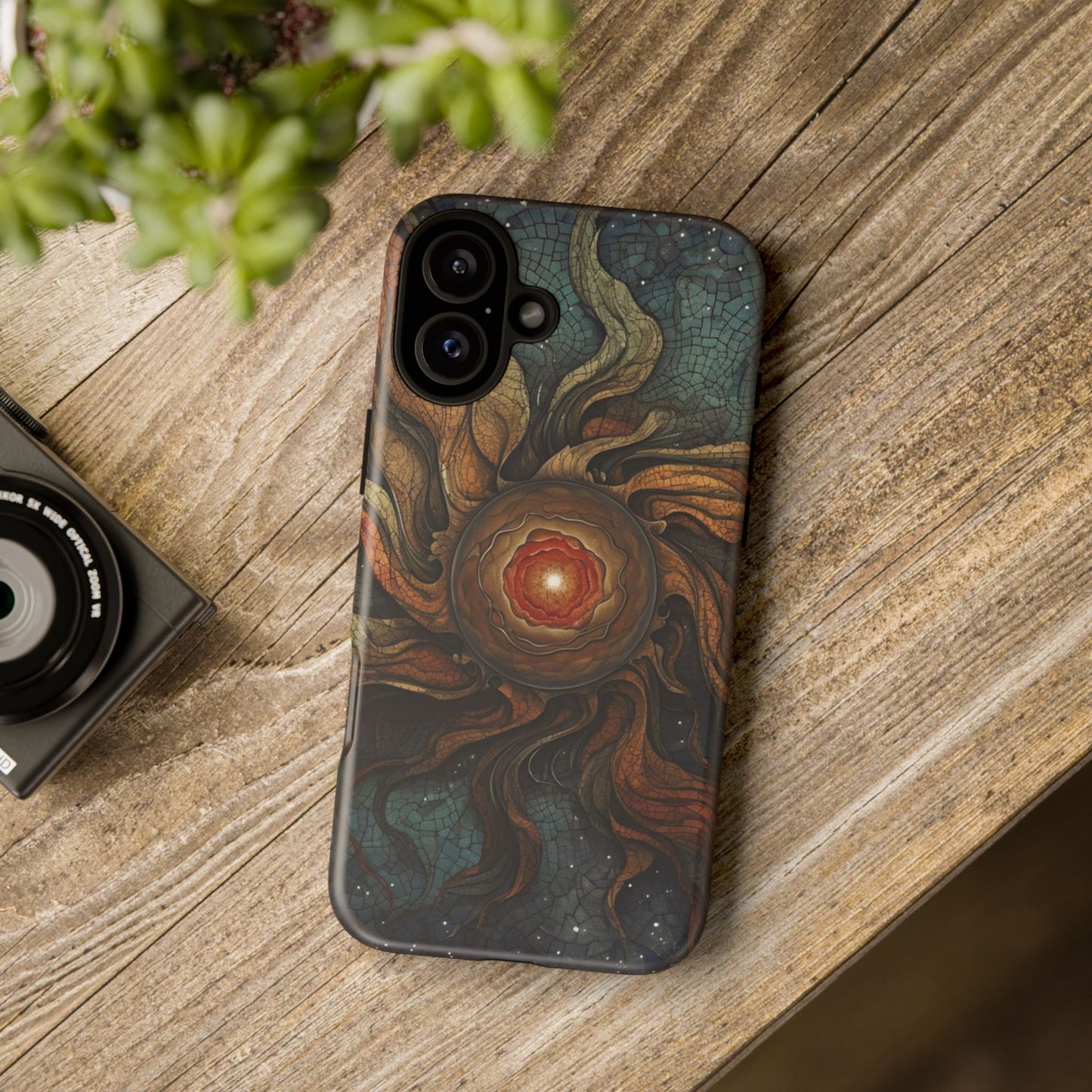 Phone Case Sun Core Galaxy – Abstract Cosmic Art Design