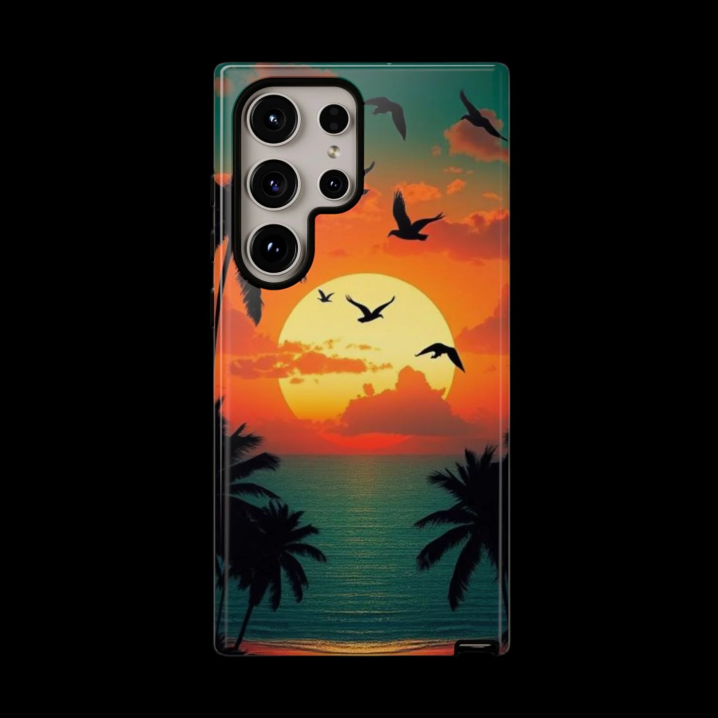 Phone Case Tropical Sunset - Beach Vibes - Aesthetic Summer Case Gift