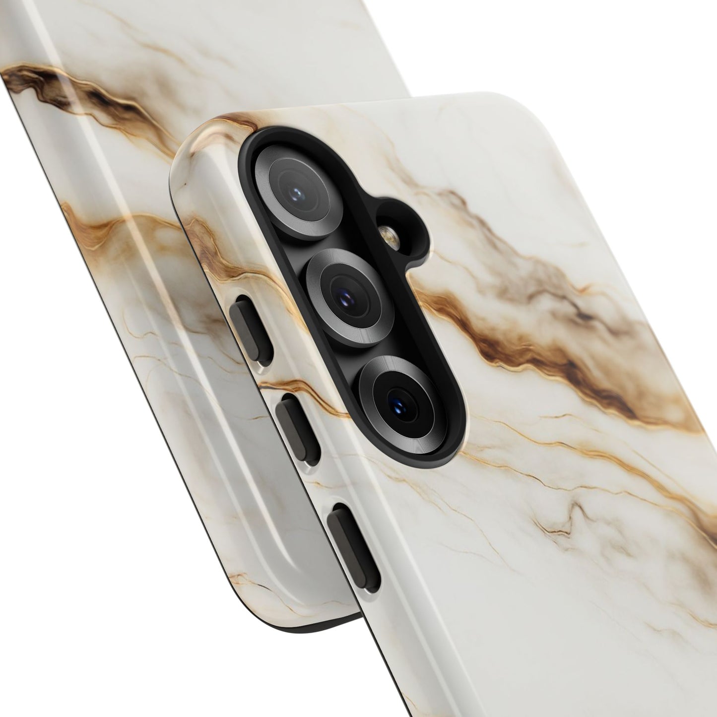 Phone Case Marble – Elegant Luxury Phone Cover, Sleek Design, Brown Beige Marble Pattern