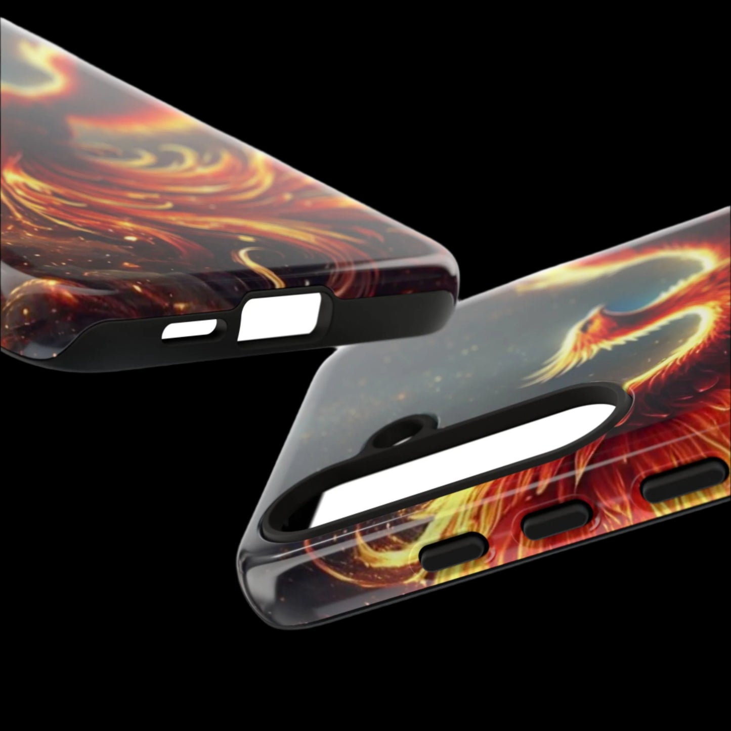 Phone Case Phoenix Flame – Fiery Phoenix Cover for iPhone & Samsung Models
