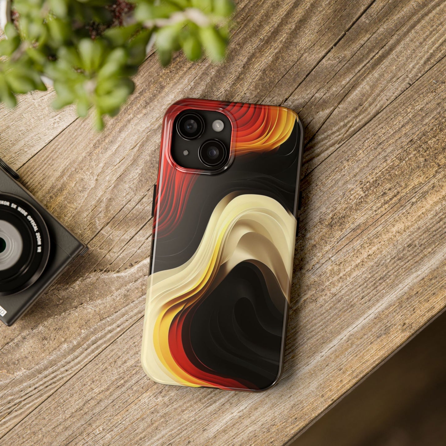 Phone Case Flow Abstract Tough – Shockproof 2-Piece Cover for iPhone & Samsung