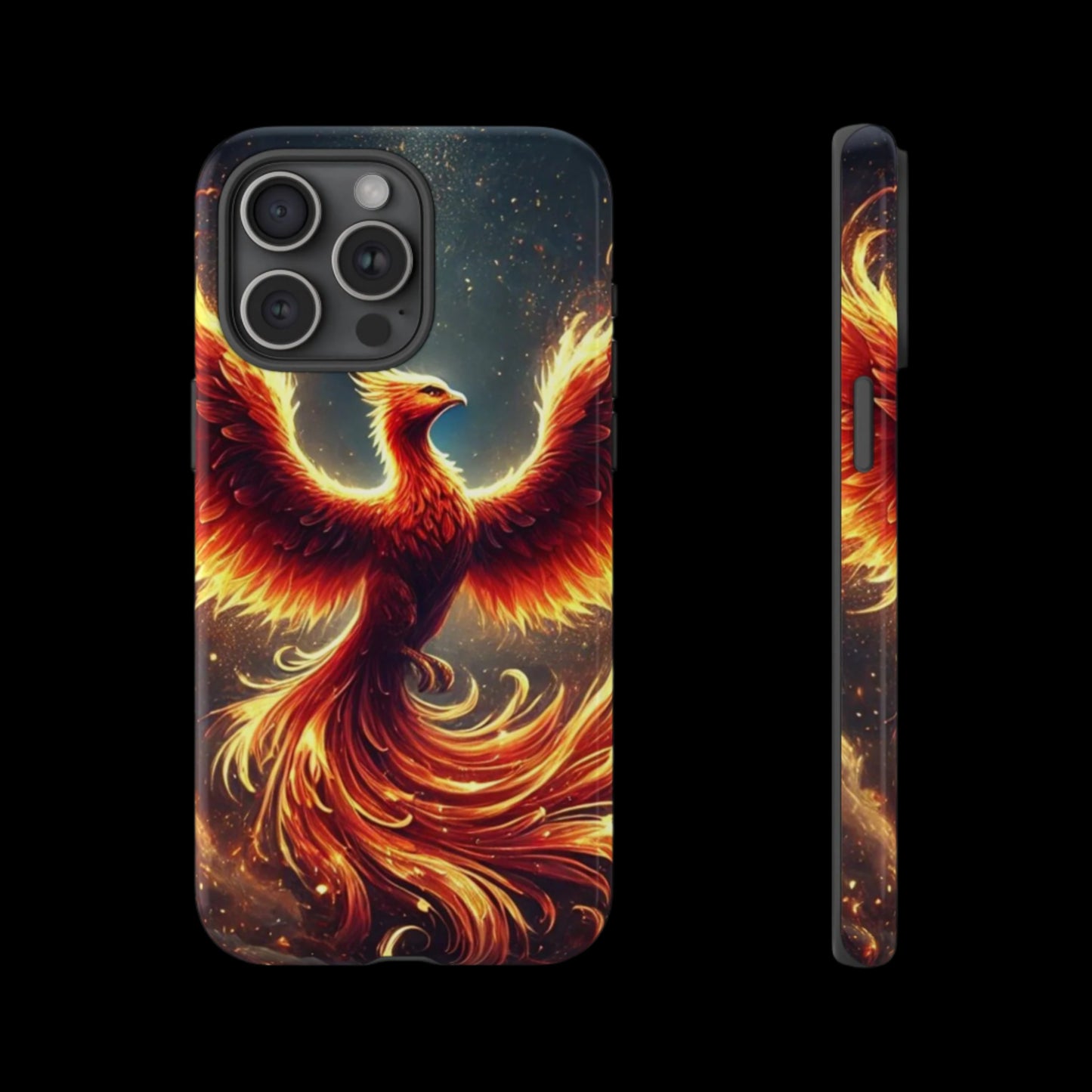 Phone Case Phoenix Flame – Fiery Phoenix Cover for iPhone & Samsung Models