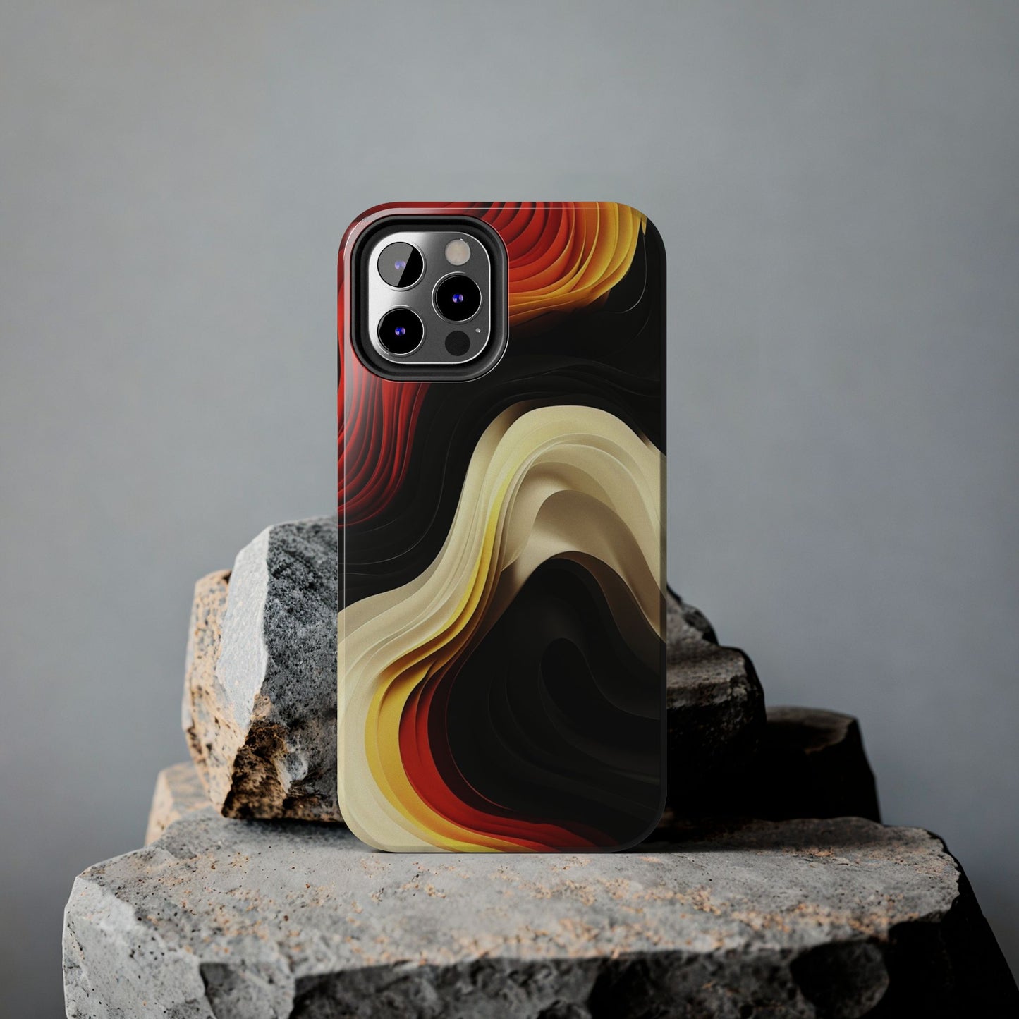 Phone Case Flow Abstract Tough – Shockproof 2-Piece Cover for iPhone & Samsung
