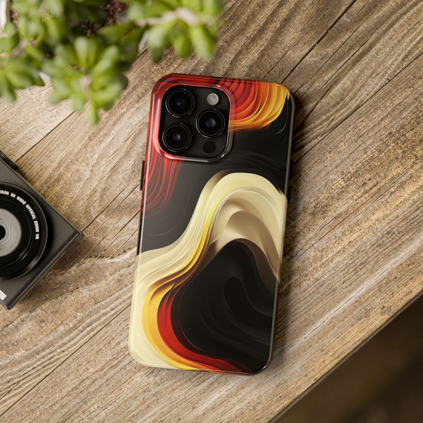 Phone Case Flow Abstract Tough – Shockproof 2-Piece Cover for iPhone & Samsung