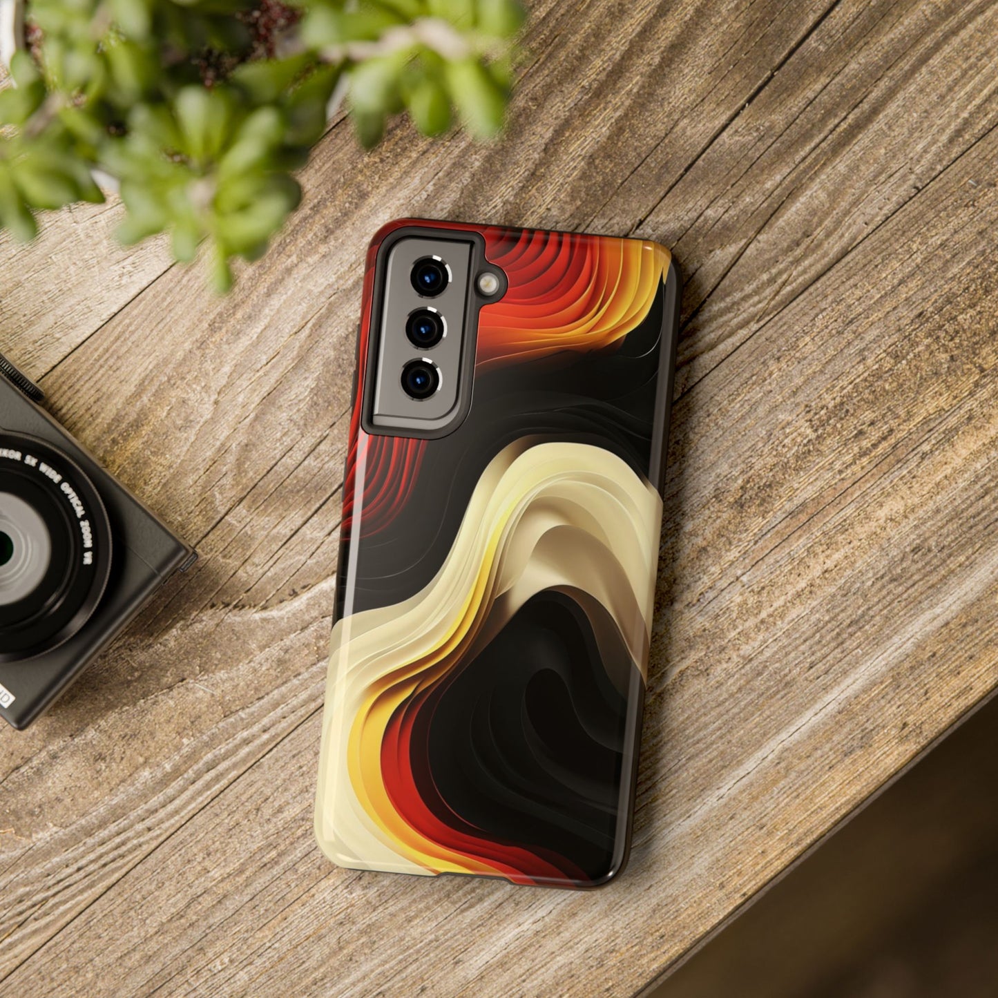 Phone Case Flow Abstract Tough – Shockproof 2-Piece Cover for iPhone & Samsung