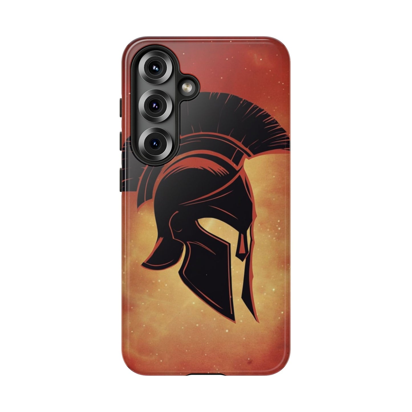 Spartan Warrior Phone Case – Durable Protective Cover with Ancient Helmet Design