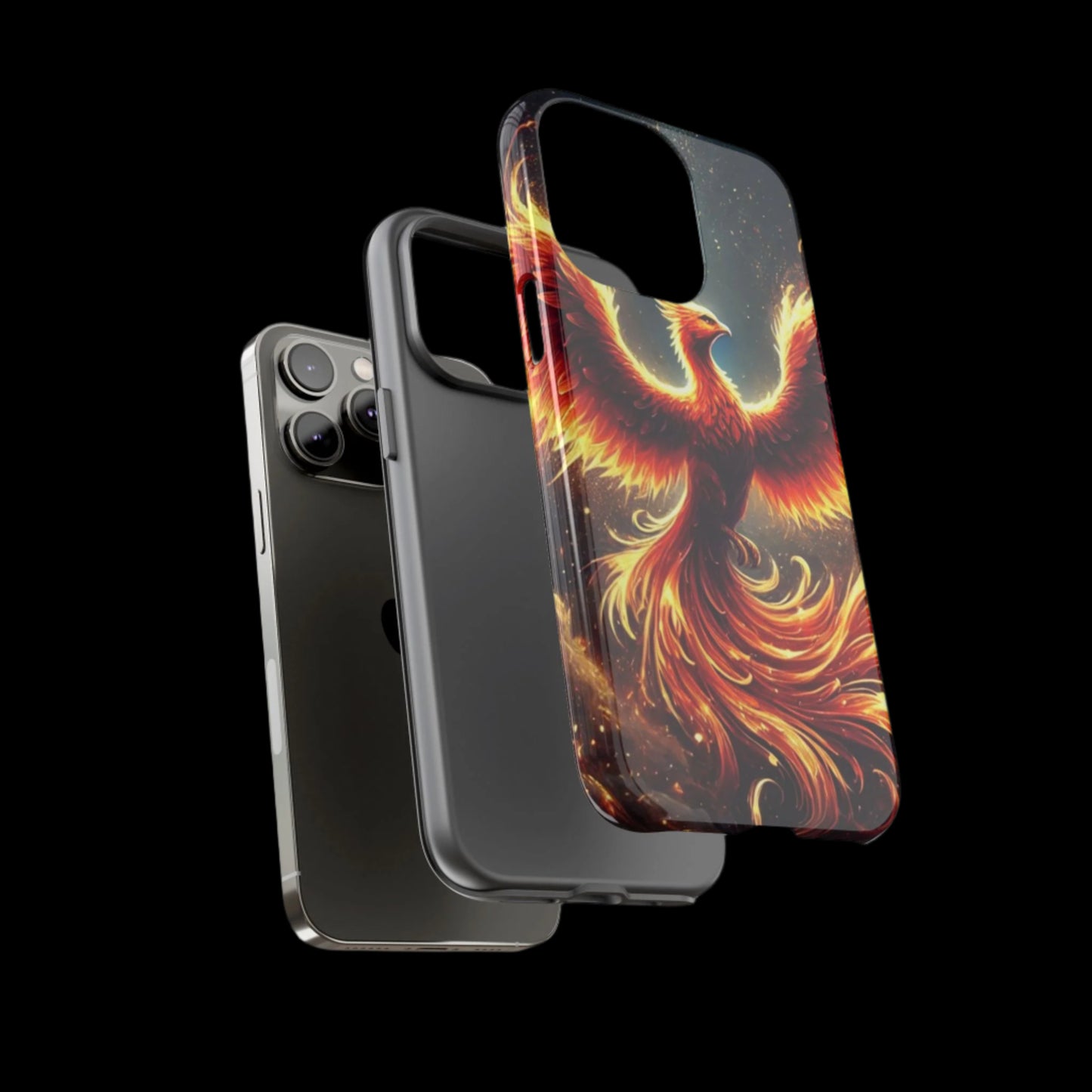 Phone Case Phoenix Flame – Fiery Phoenix Cover for iPhone & Samsung Models
