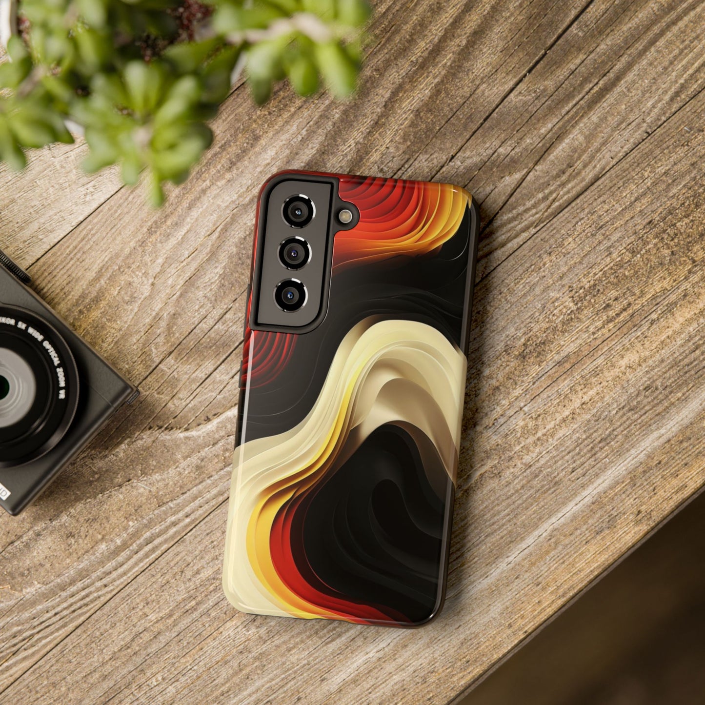 Phone Case Flow Abstract Tough – Shockproof 2-Piece Cover for iPhone & Samsung