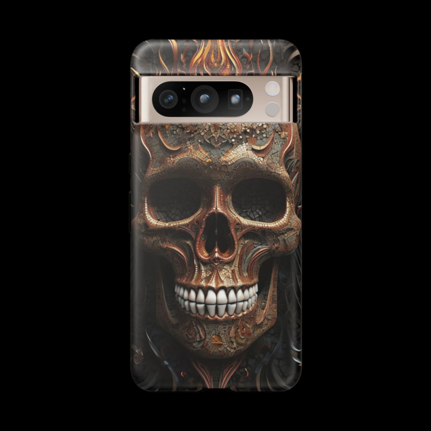 Phone Case Skull Armor – Dark Gothic Horror Cover for Metalheads