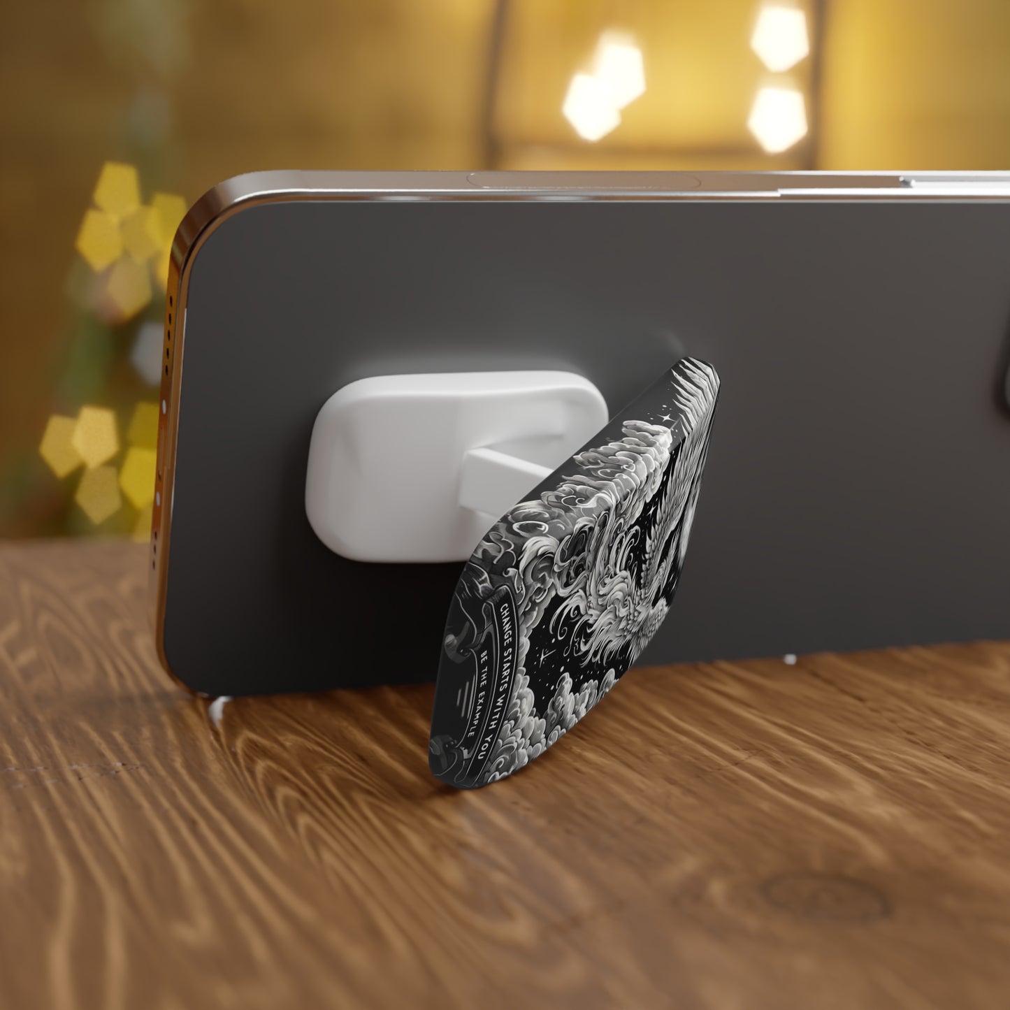Phoenix Phone Grip & Kickstand - Reusable Smart Holder for iPhone & Android