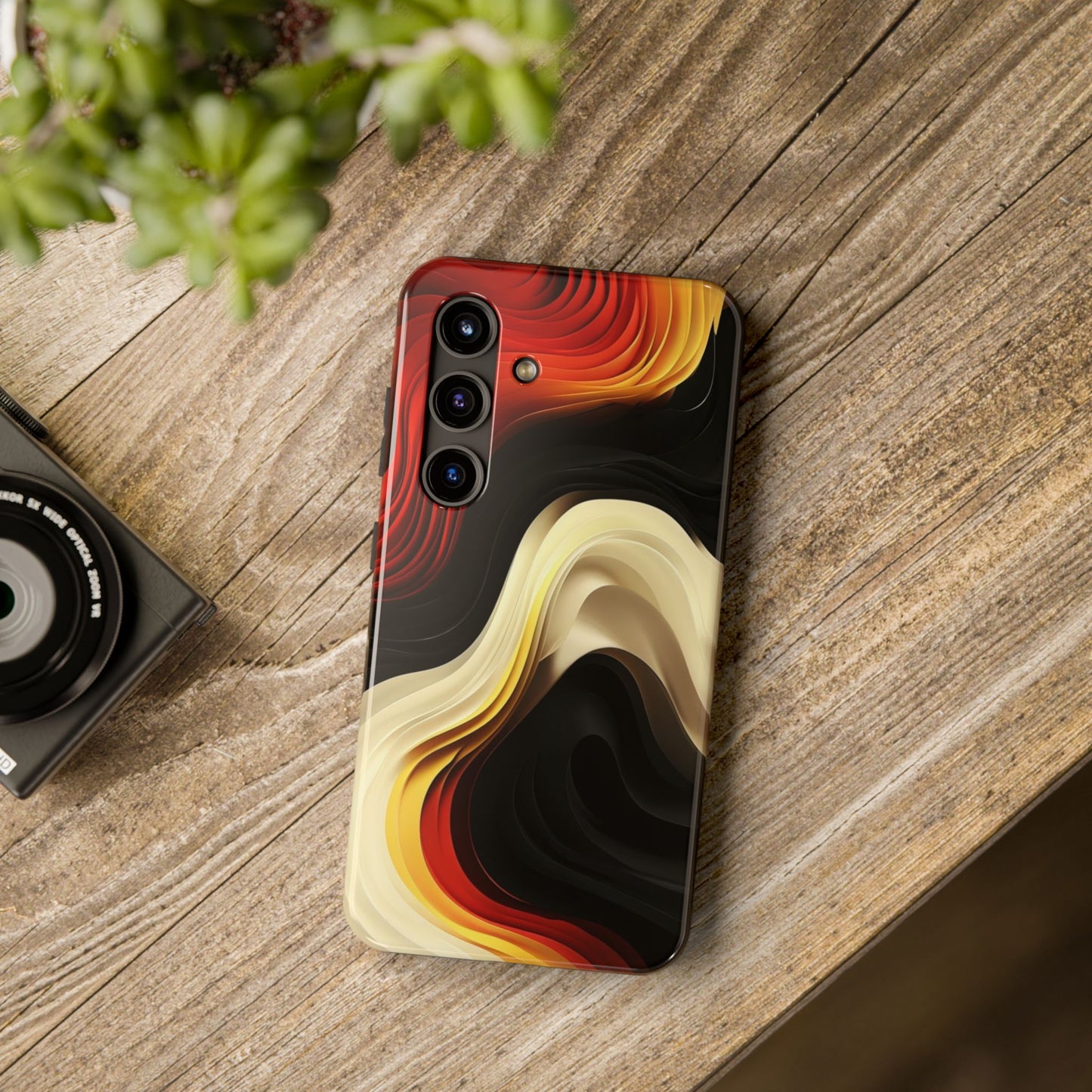 Phone Case Flow Abstract Tough – Shockproof 2-Piece Cover for iPhone & Samsung