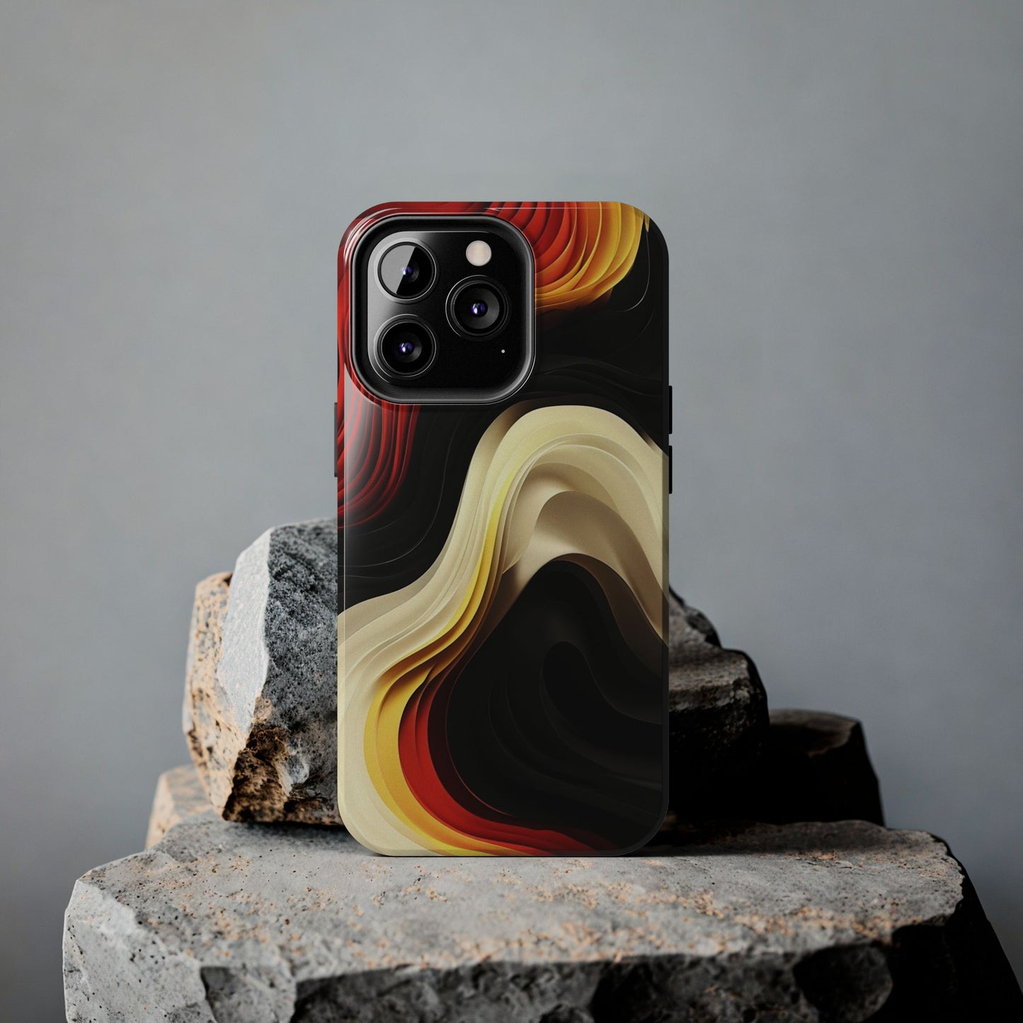 Phone Case Flow Abstract Tough – Shockproof 2-Piece Cover for iPhone & Samsung