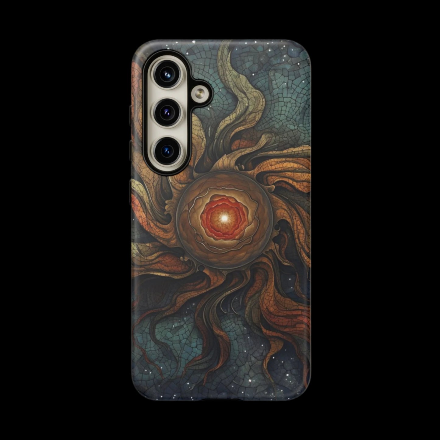 Phone Case Sun Core Galaxy – Abstract Cosmic Art Design