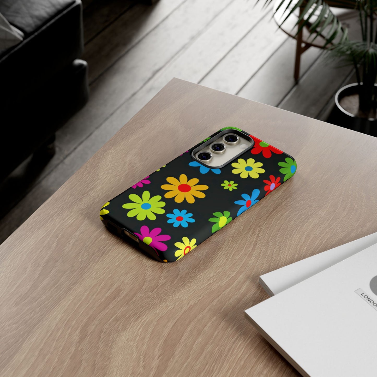 Phone Case Colorful Daisy – Cute Floral Cover - Aesthetic Multicolor Flower Case