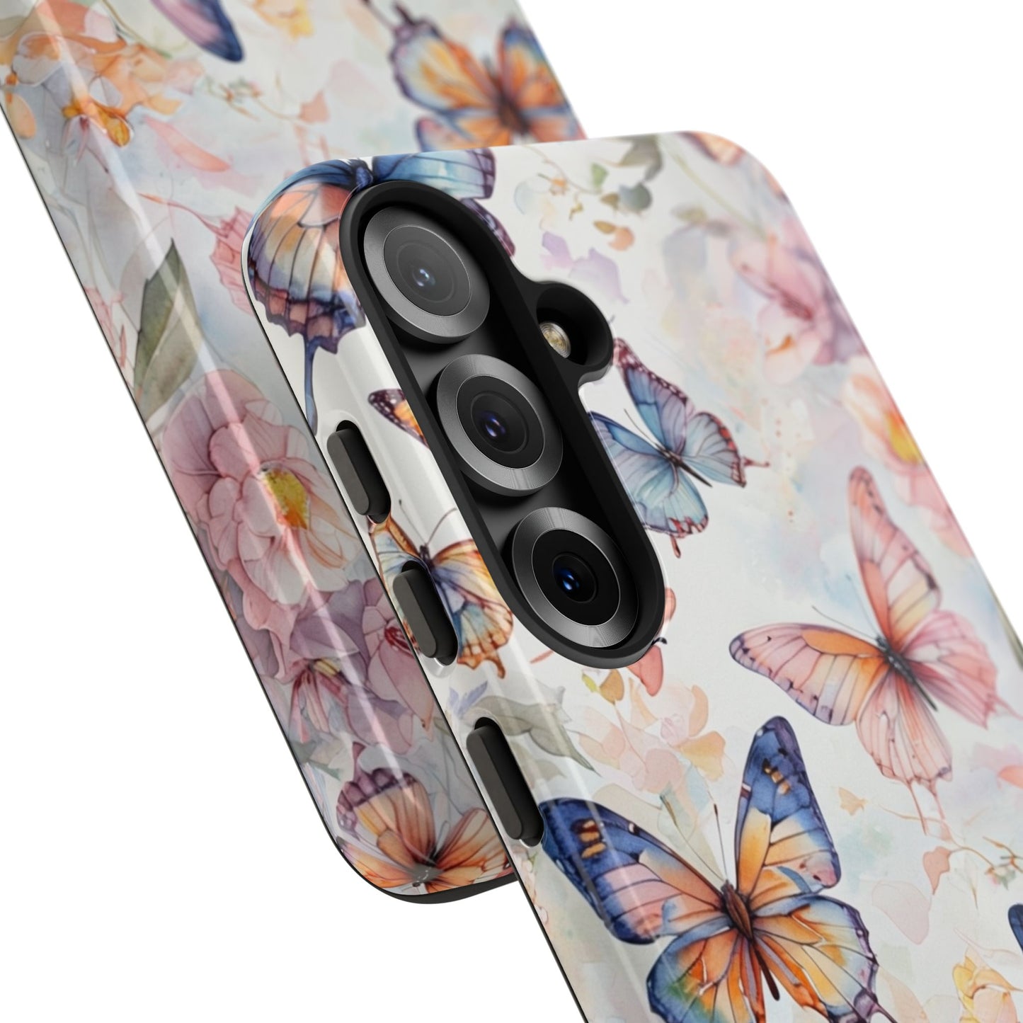 Phone Case Butterfly – Aesthetic Cute Floral Cover - Soft Pastel Butterfly Case