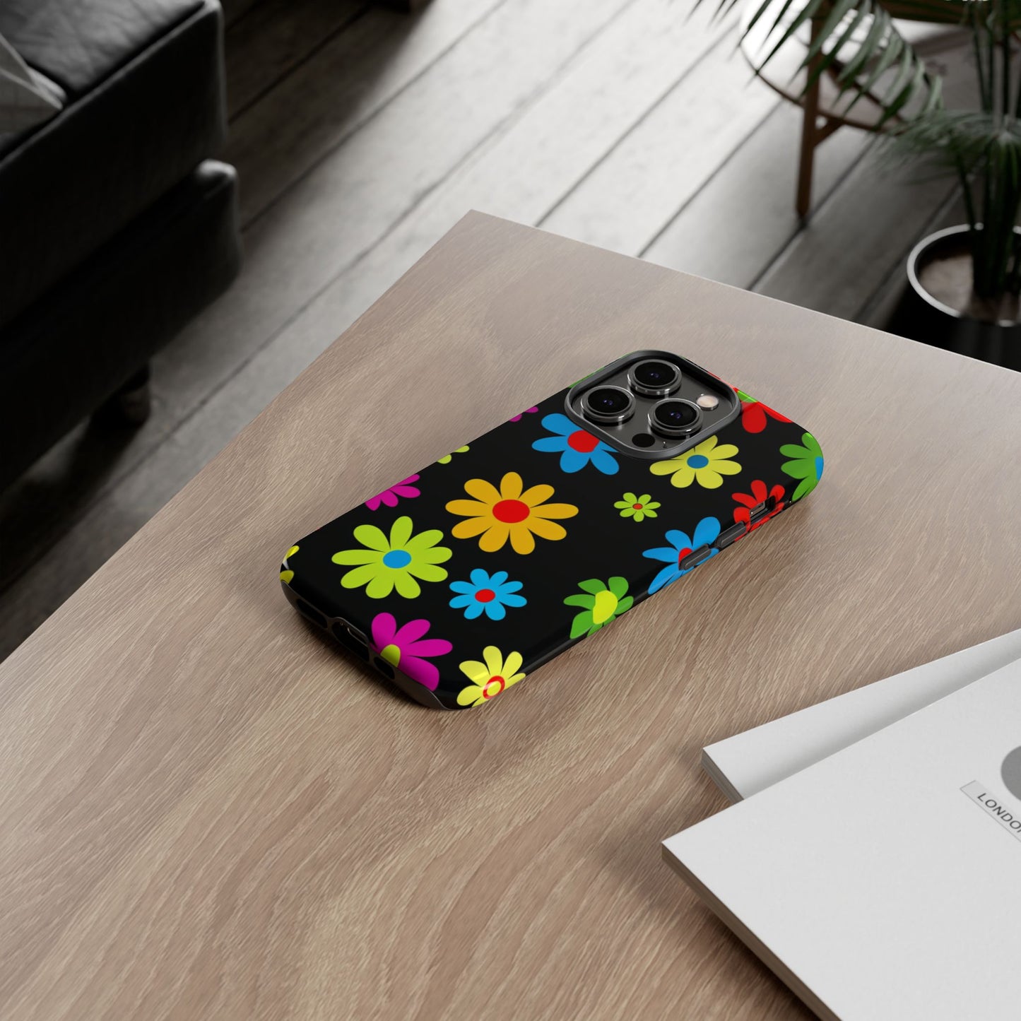 Phone Case Colorful Daisy – Cute Floral Cover - Aesthetic Multicolor Flower Case