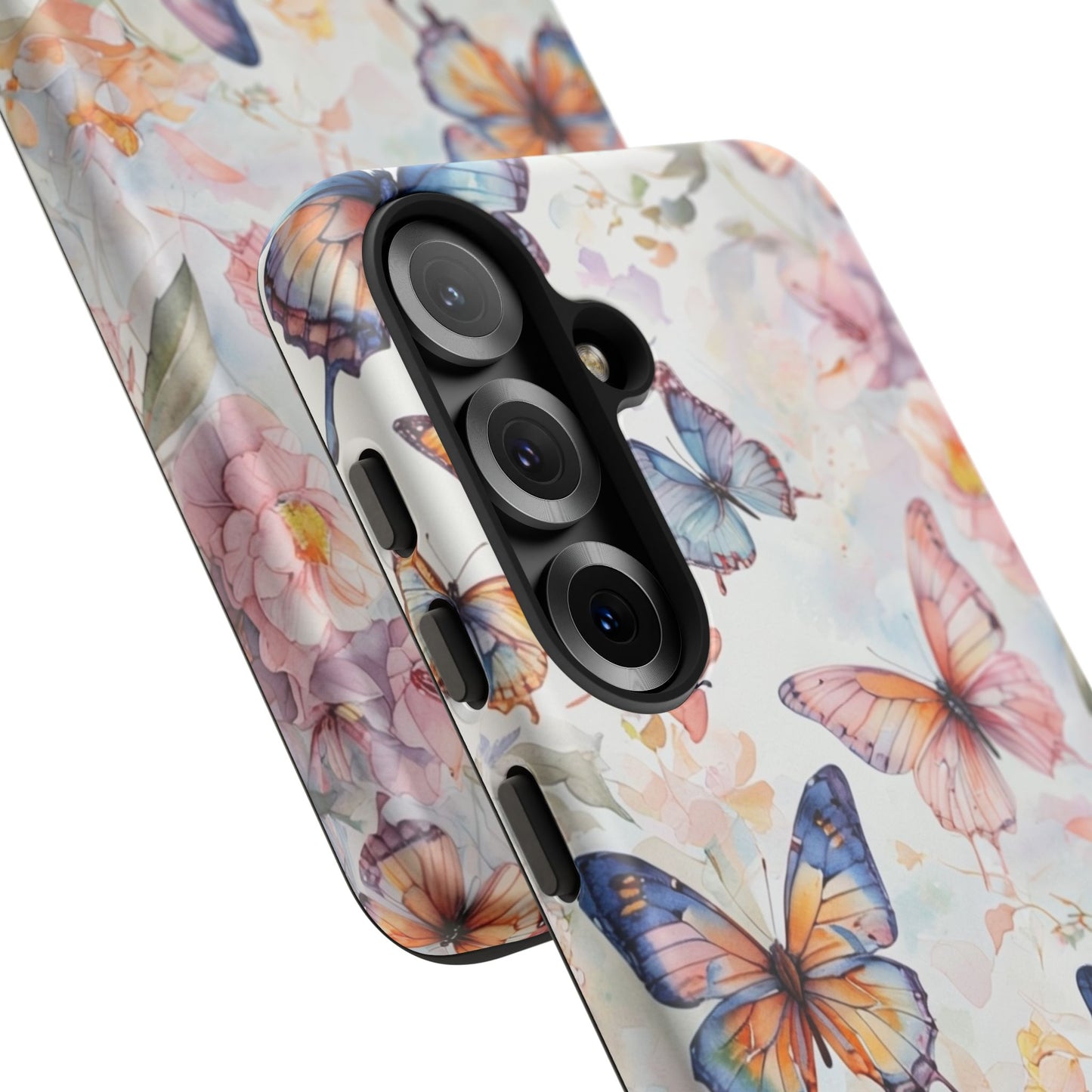 Phone Case Butterfly – Aesthetic Cute Floral Cover - Soft Pastel Butterfly Case