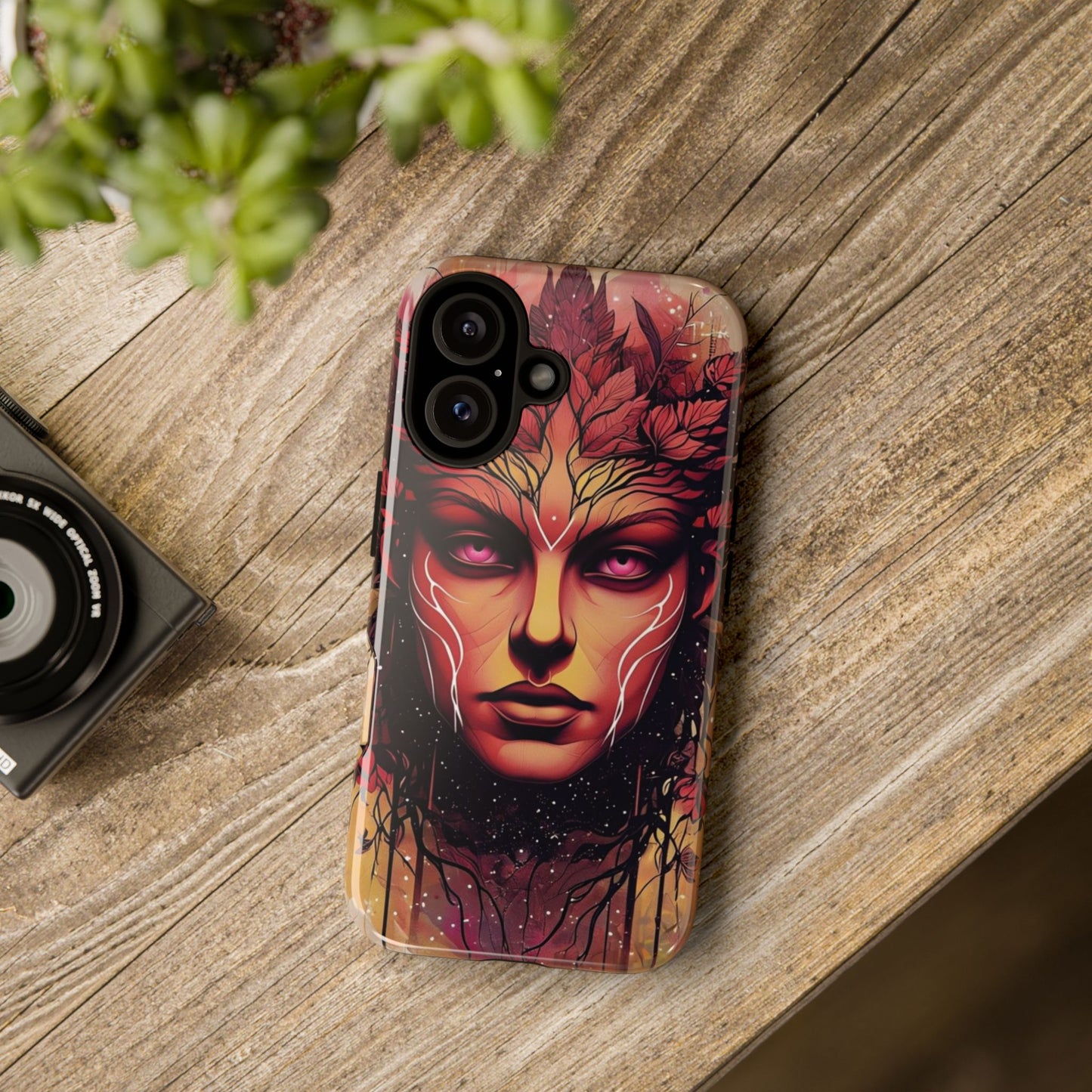 Phone Case Fantasy Art – Mystical Nature Goddess Design
