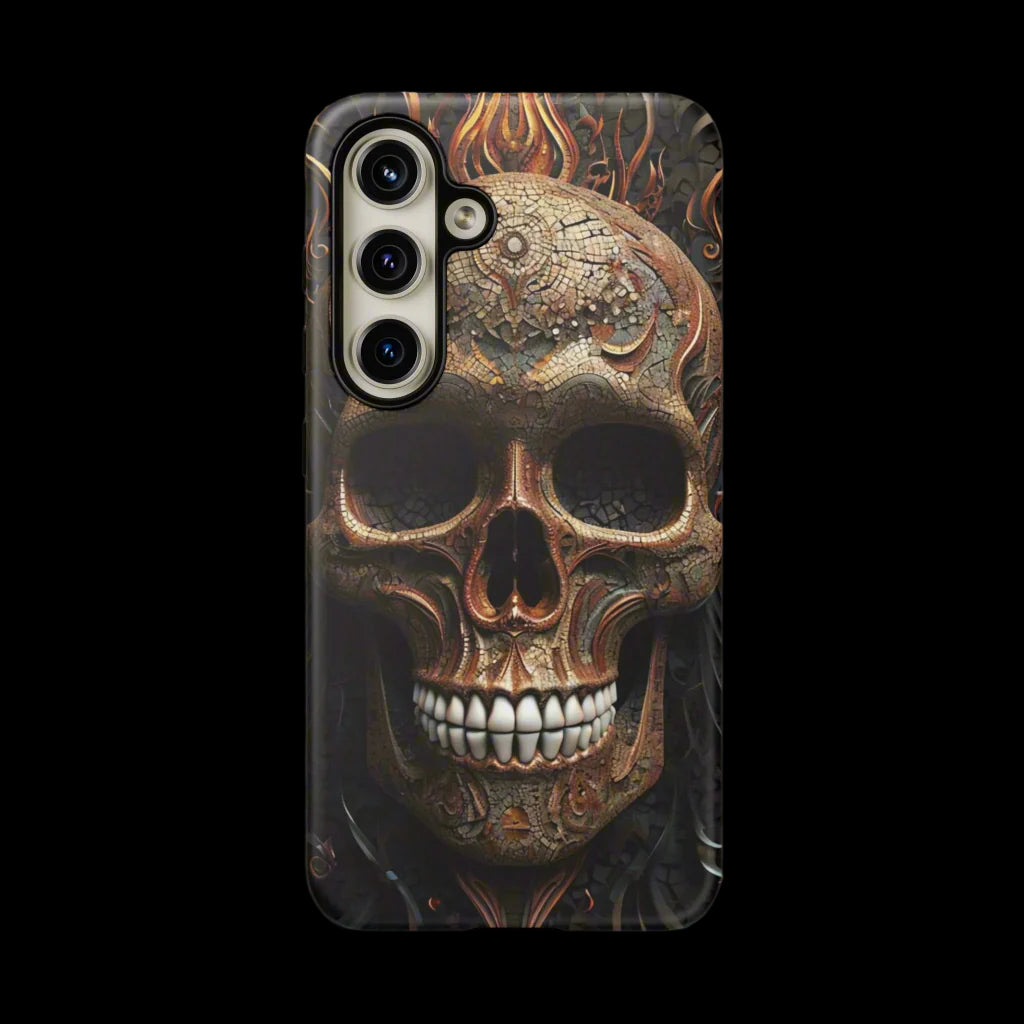 Phone Case Skull Armor – Dark Gothic Horror Cover for Metalheads