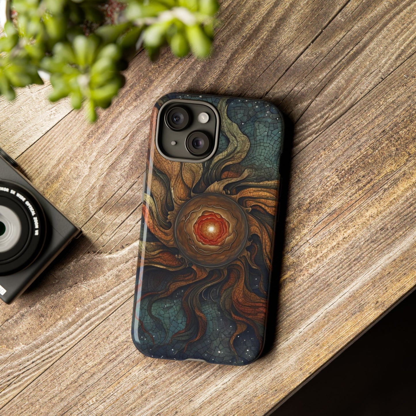 Phone Case Sun Core Galaxy – Abstract Cosmic Art Design
