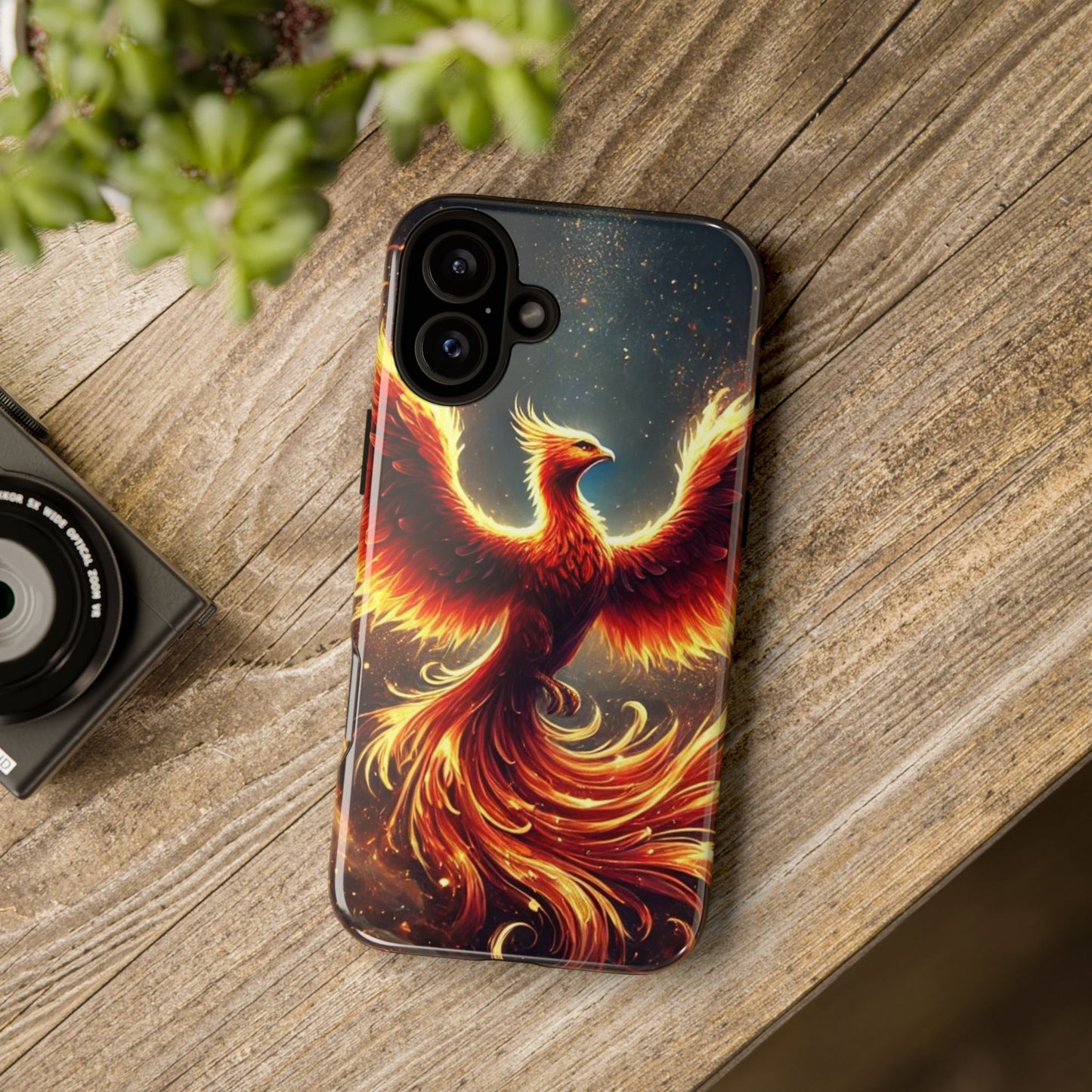 Phone Case Phoenix Flame – Fiery Phoenix Cover for iPhone & Samsung Models