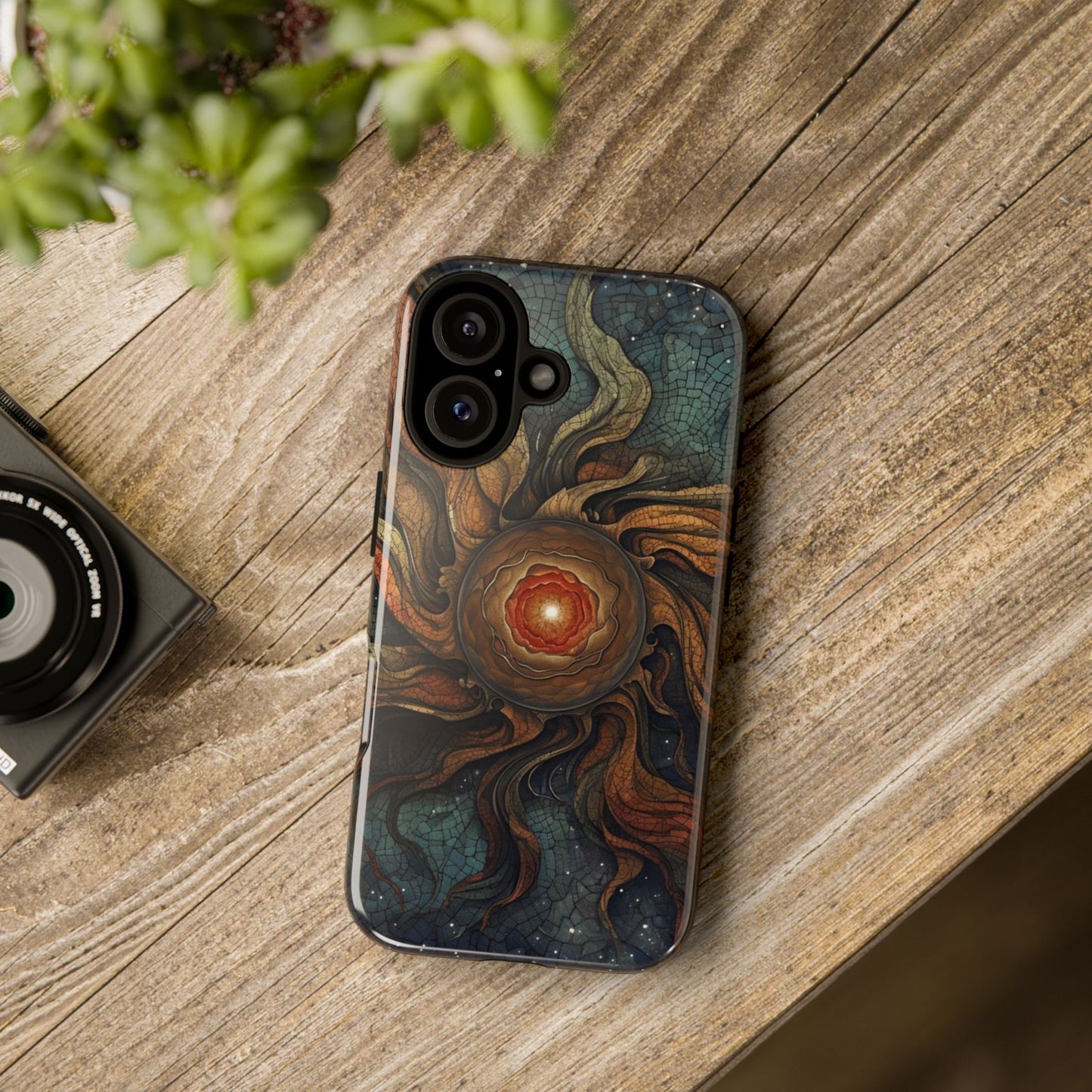 Phone Case Sun Core Galaxy – Abstract Cosmic Art Design