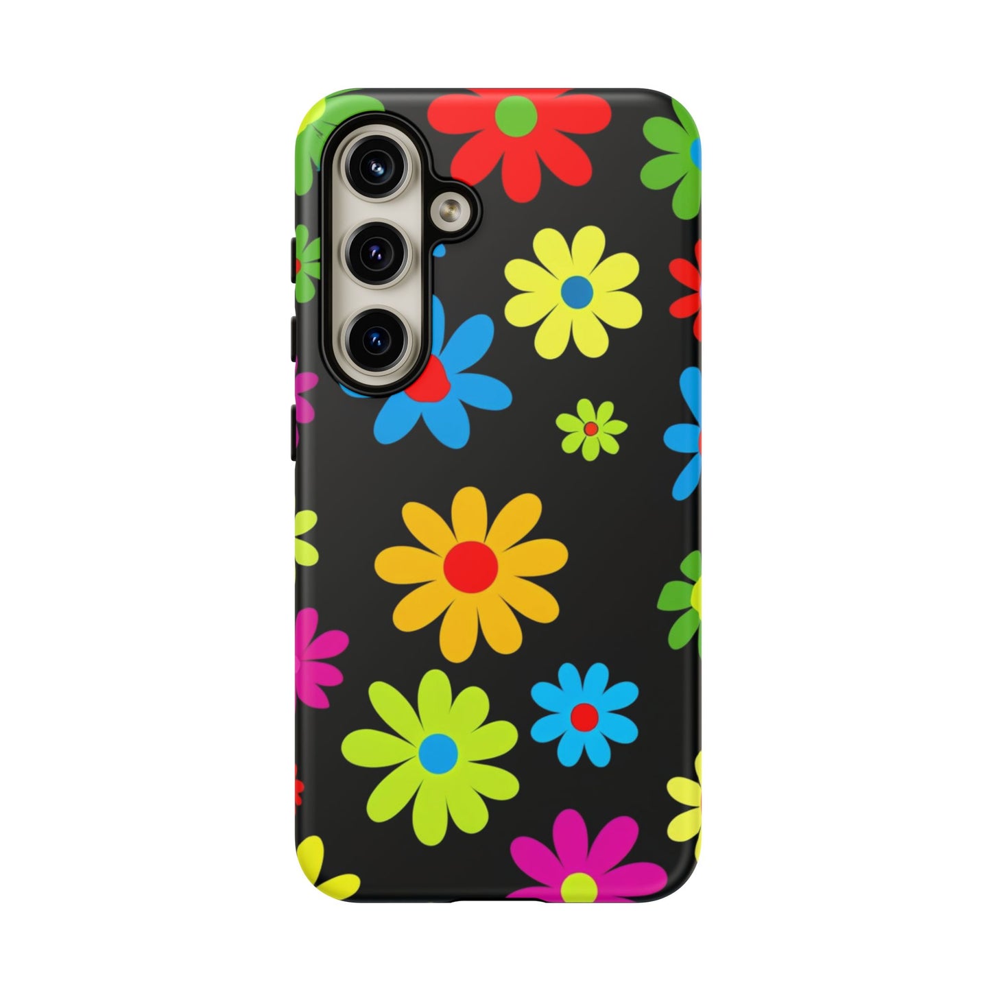 Phone Case Colorful Daisy – Cute Floral Cover - Aesthetic Multicolor Flower Case