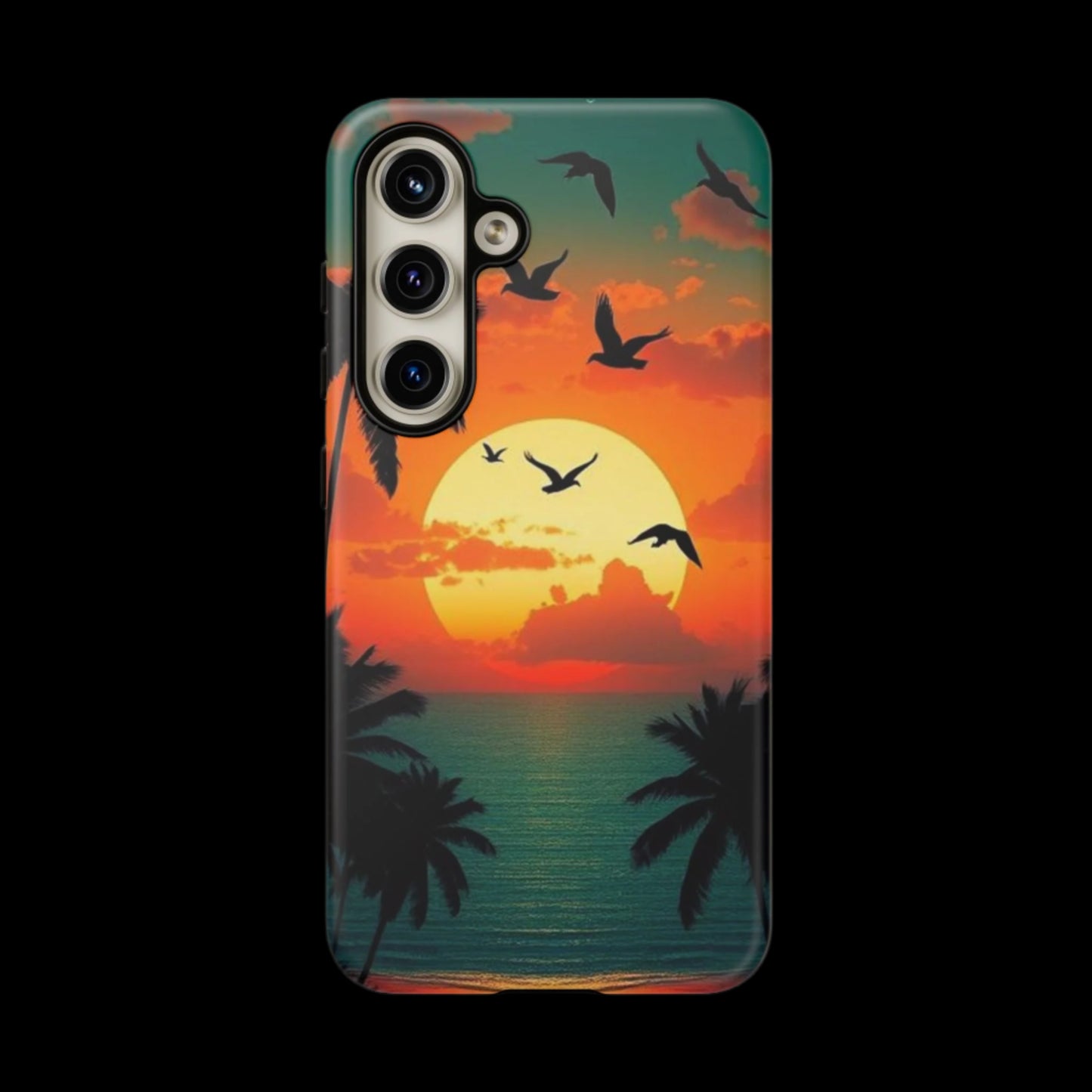Phone Case Tropical Sunset - Beach Vibes - Aesthetic Summer Case Gift