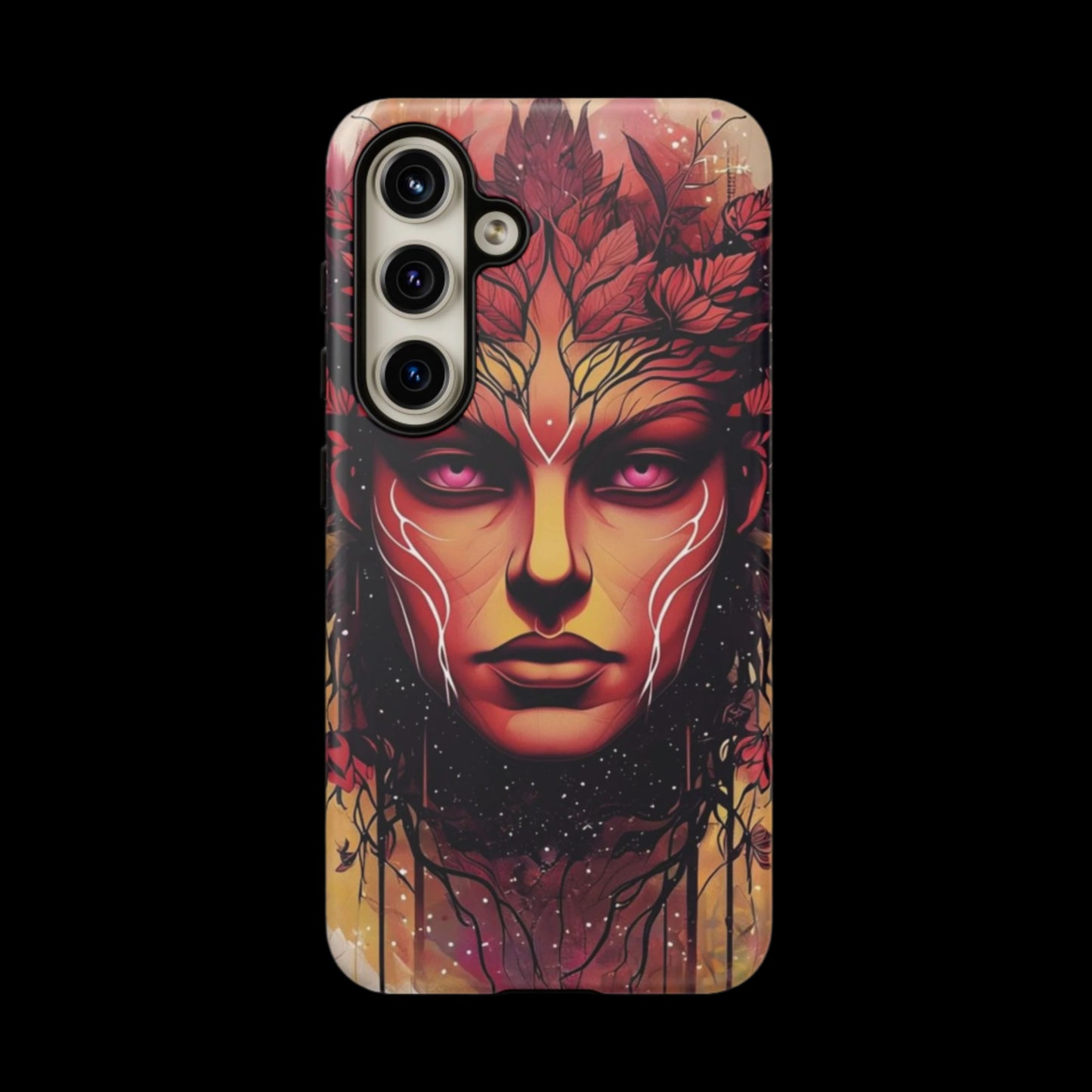 Phone Case Fantasy Art – Mystical Nature Goddess Design