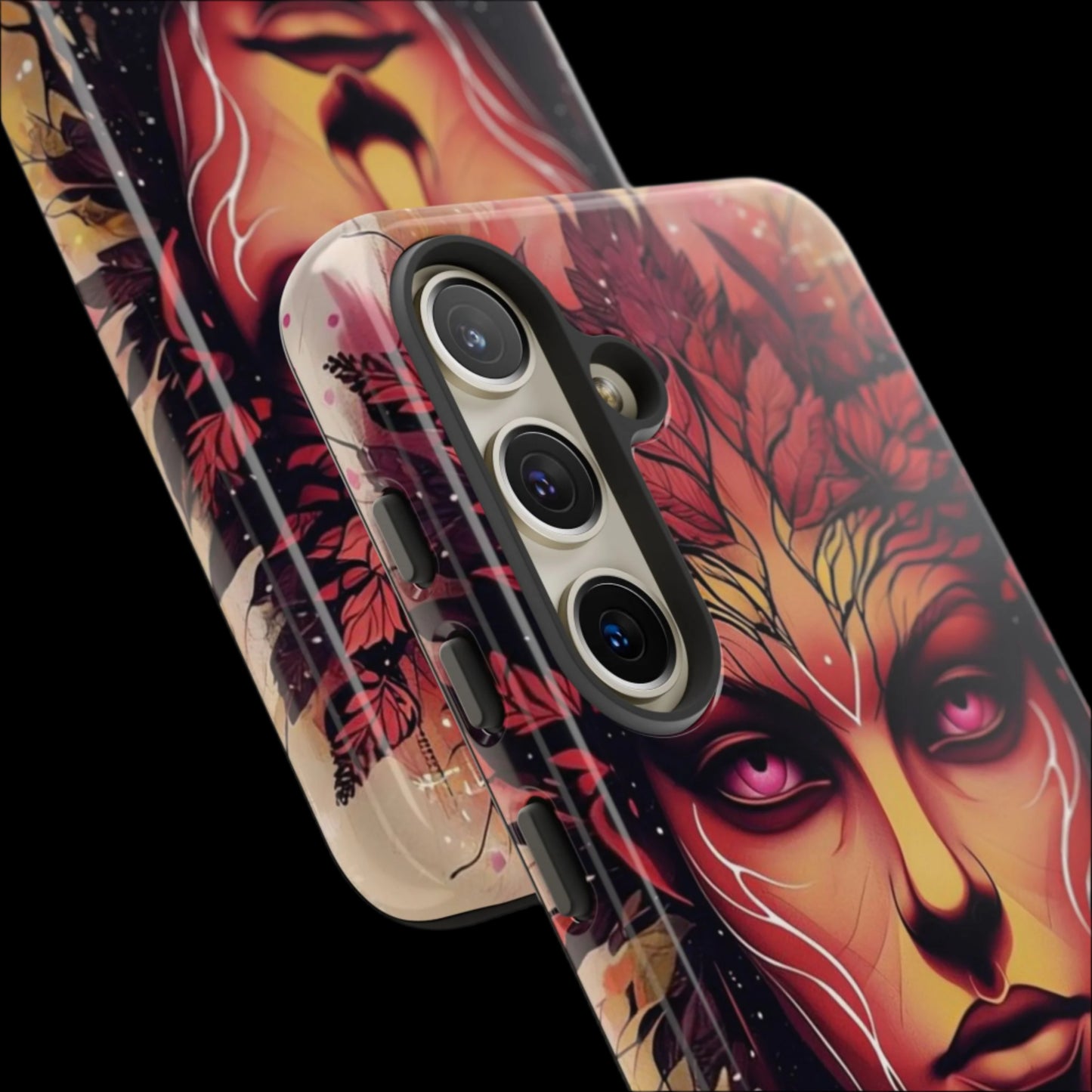 Phone Case Fantasy Art – Mystical Nature Goddess Design