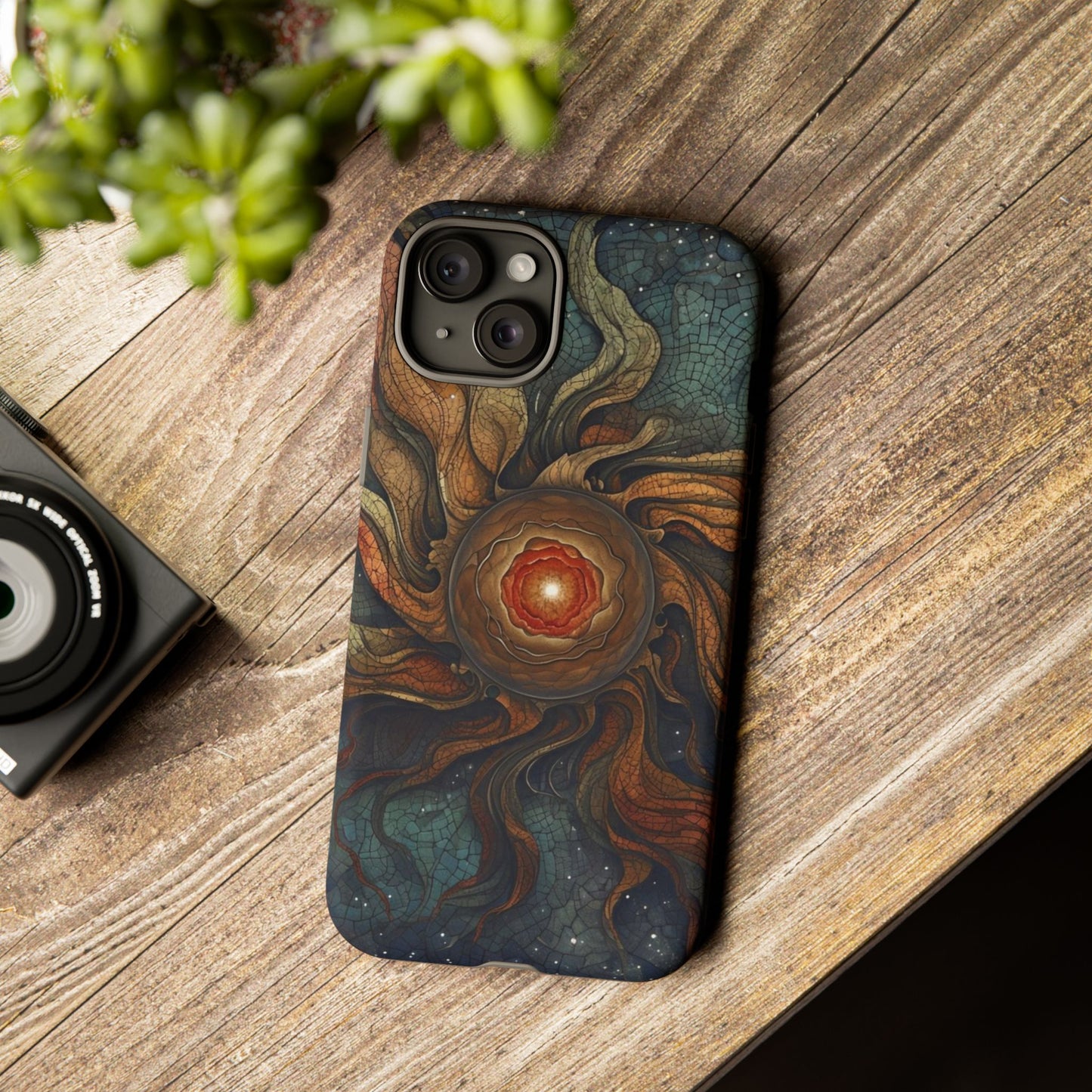 Phone Case Sun Core Galaxy – Abstract Cosmic Art Design