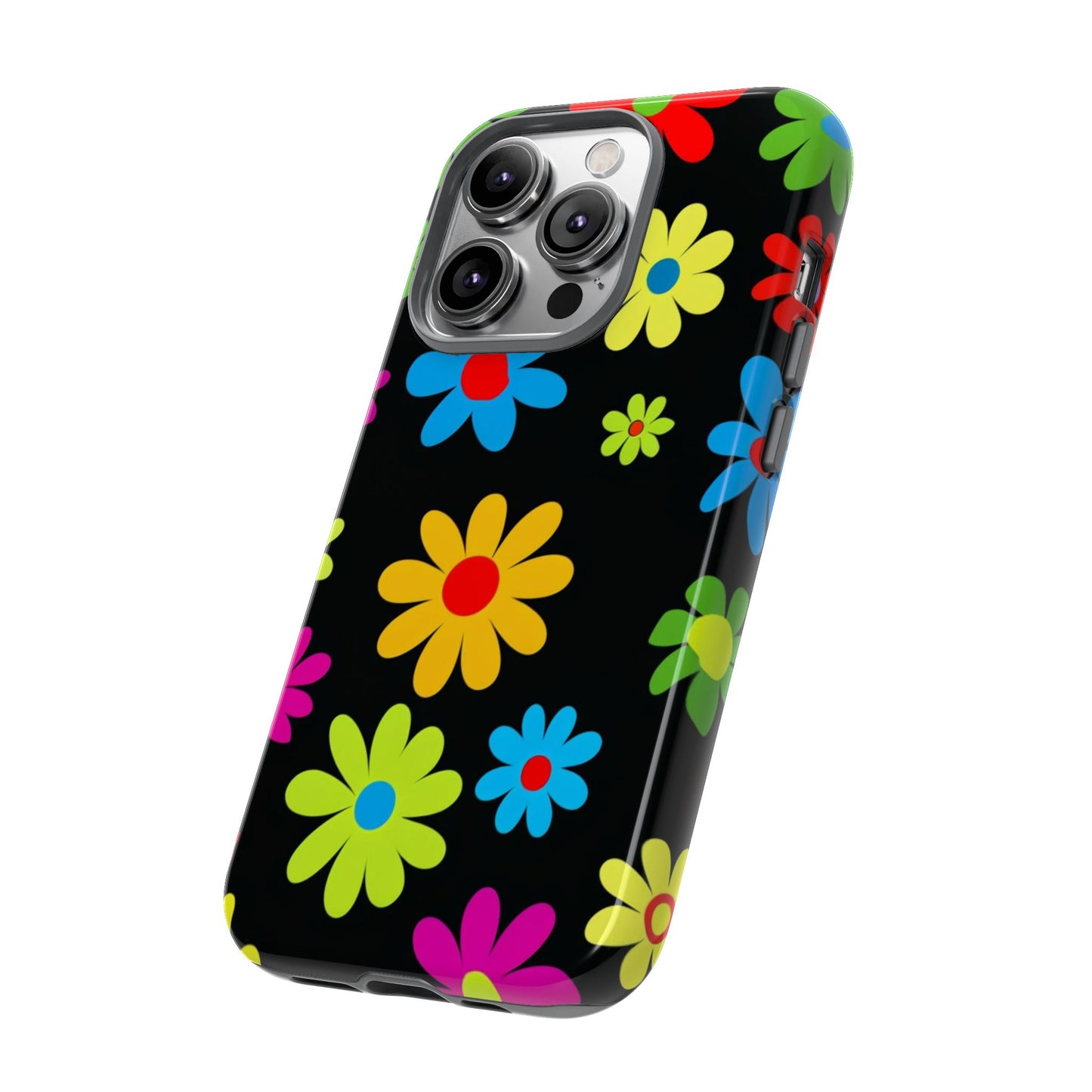 Phone Case Colorful Daisy – Cute Floral Cover - Aesthetic Multicolor Flower Case