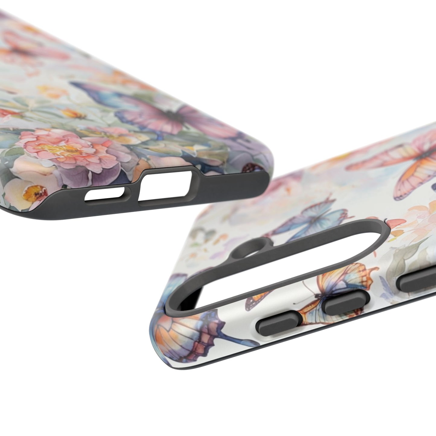 Phone Case Butterfly – Aesthetic Cute Floral Cover - Soft Pastel Butterfly Case