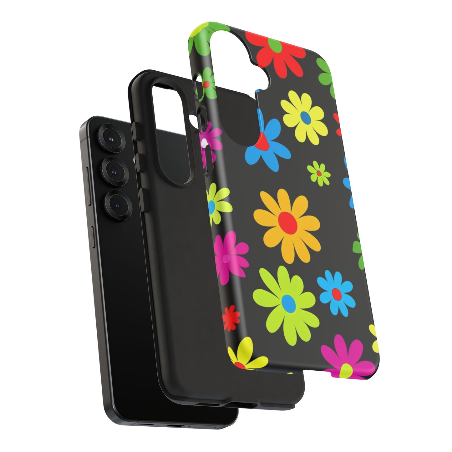 Phone Case Colorful Daisy – Cute Floral Cover - Aesthetic Multicolor Flower Case