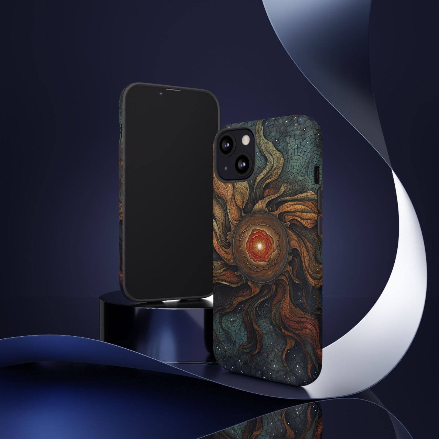 Phone Case Sun Core Galaxy – Abstract Cosmic Art Design