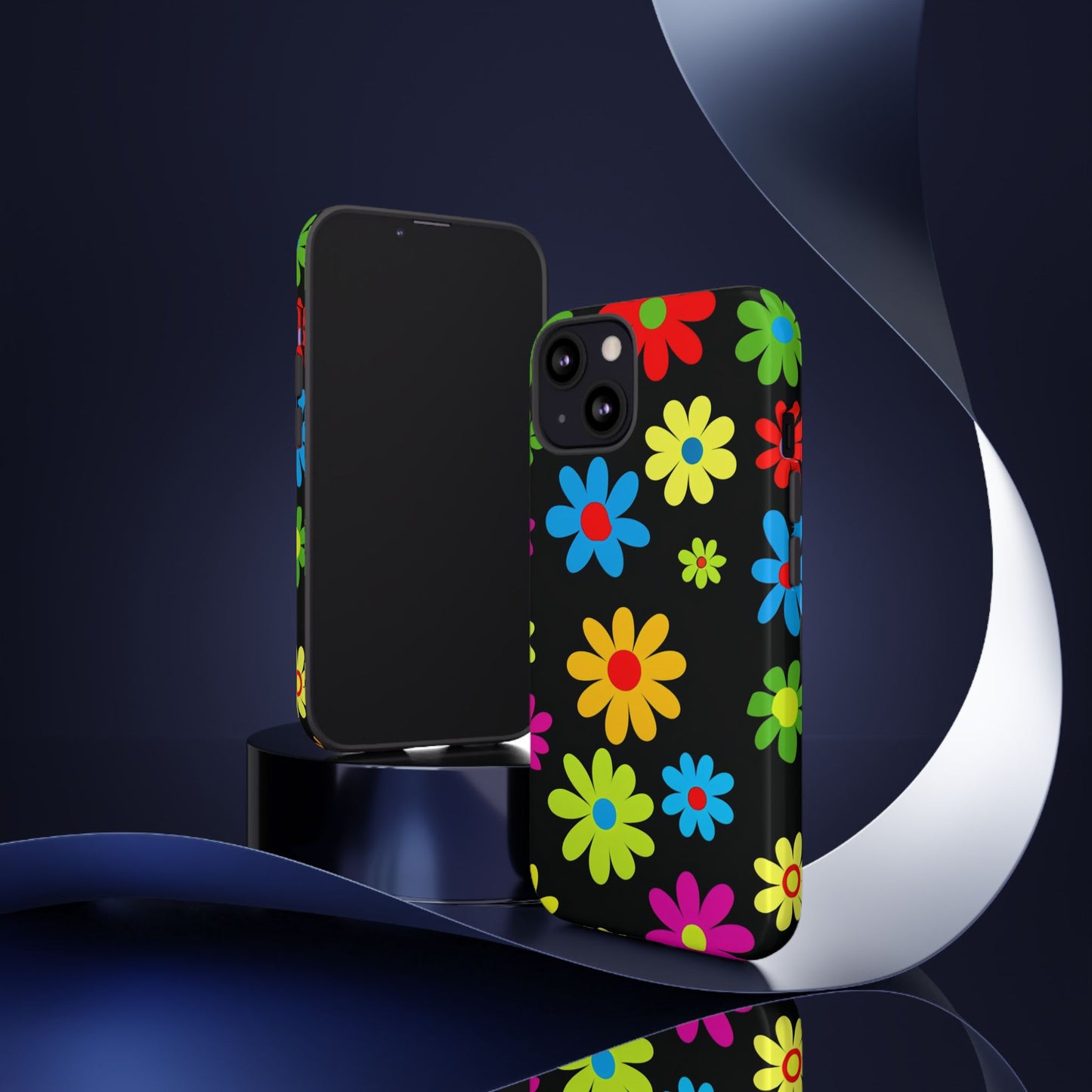 Phone Case Colorful Daisy – Cute Floral Cover - Aesthetic Multicolor Flower Case