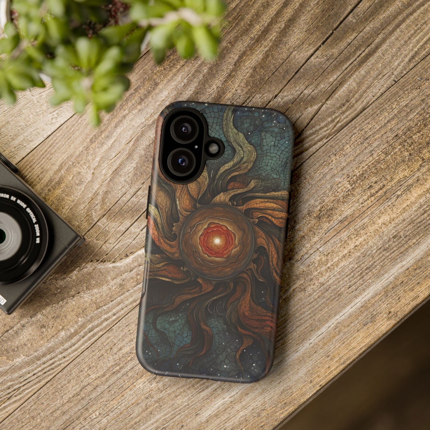 Phone Case Sun Core Galaxy – Abstract Cosmic Art Design