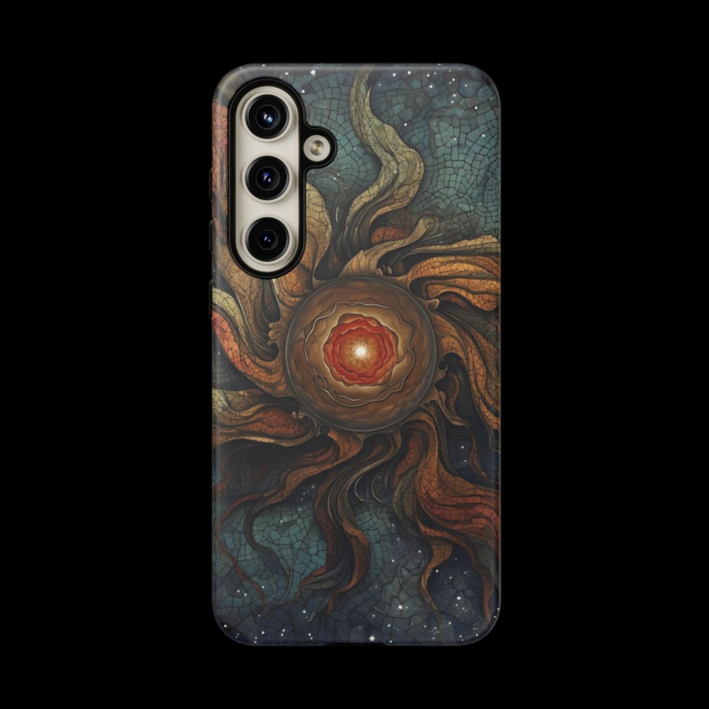 Phone Case Sun Core Galaxy – Abstract Cosmic Art Design