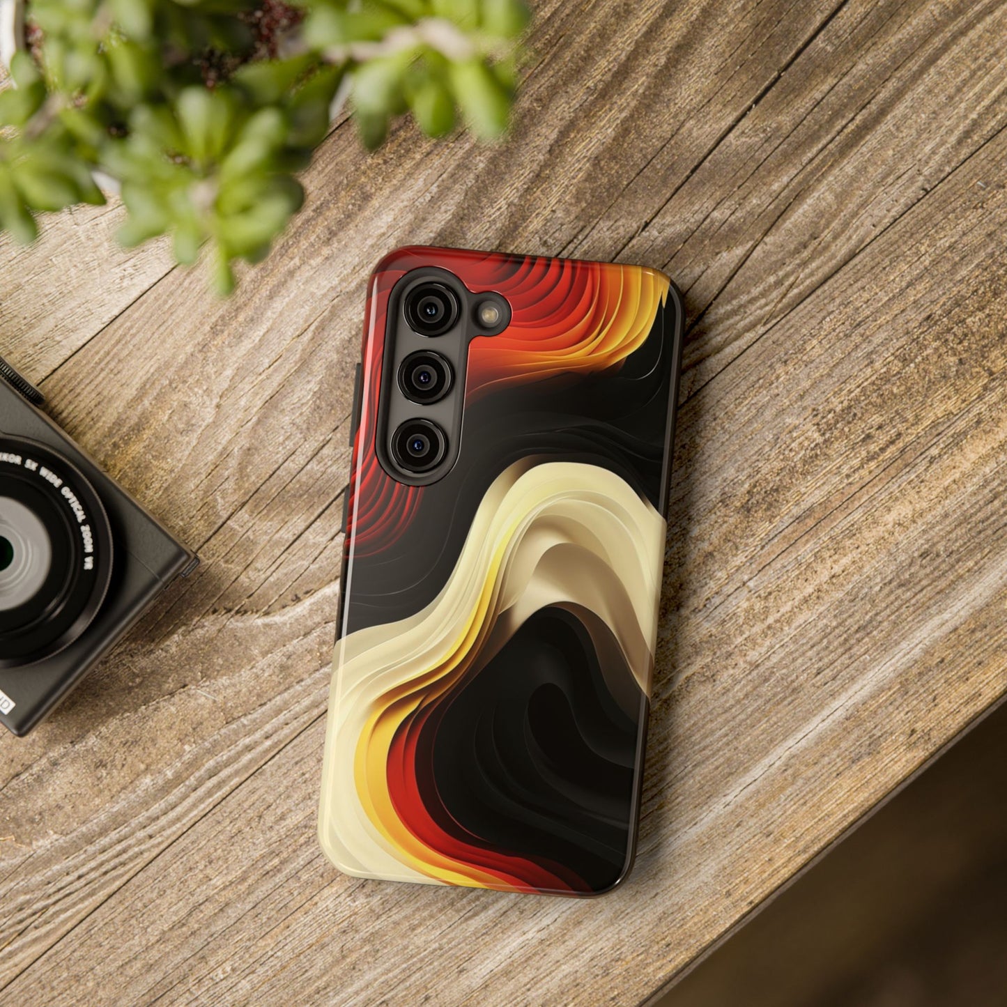 Phone Case Flow Abstract Tough – Shockproof 2-Piece Cover for iPhone & Samsung