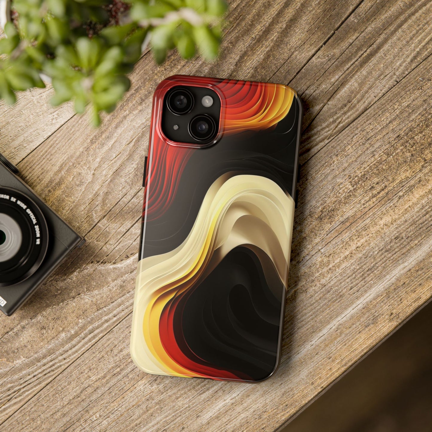Phone Case Flow Abstract Tough – Shockproof 2-Piece Cover for iPhone & Samsung