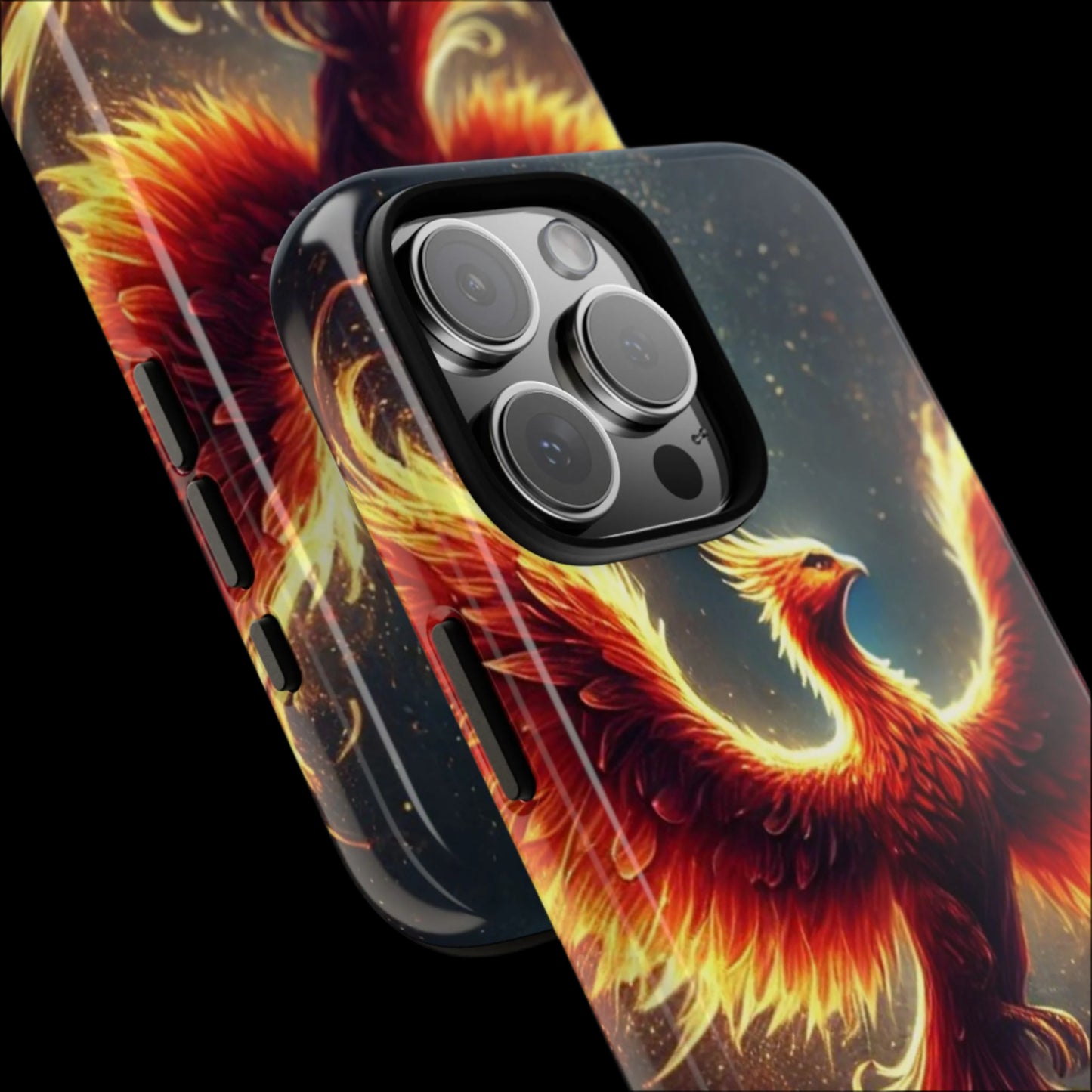 Phone Case Phoenix Flame – Fiery Phoenix Cover for iPhone & Samsung Models