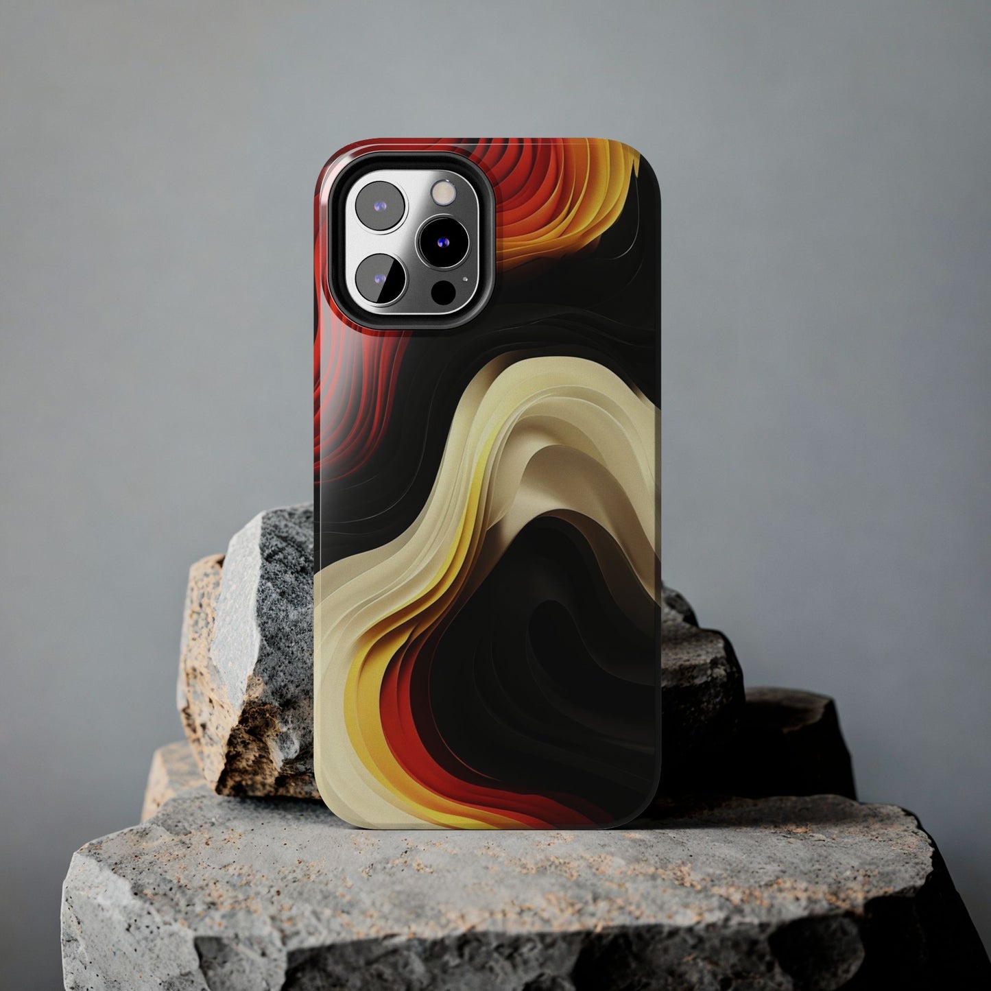 Phone Case Flow Abstract Tough – Shockproof 2-Piece Cover for iPhone & Samsung