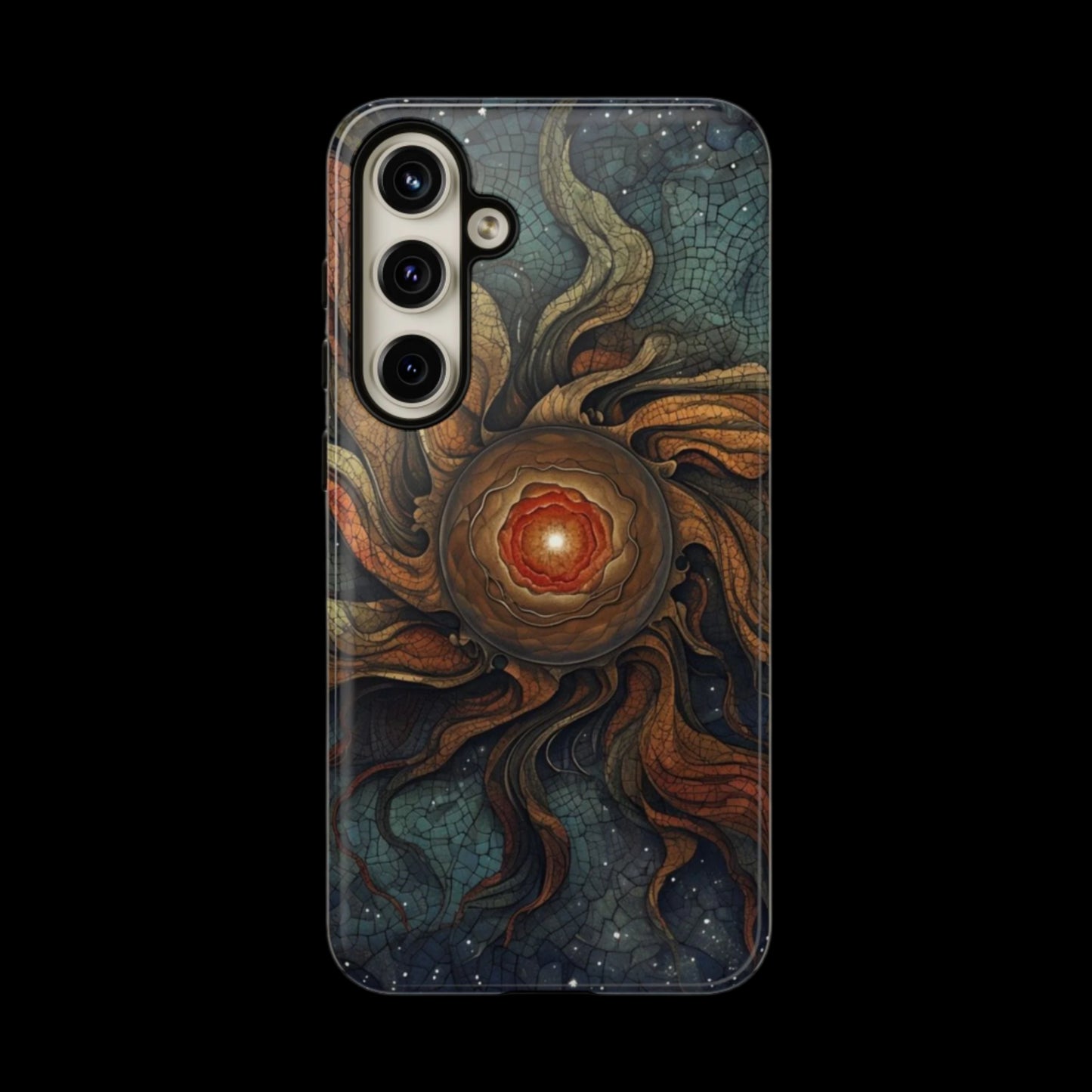 Phone Case Sun Core Galaxy – Abstract Cosmic Art Design