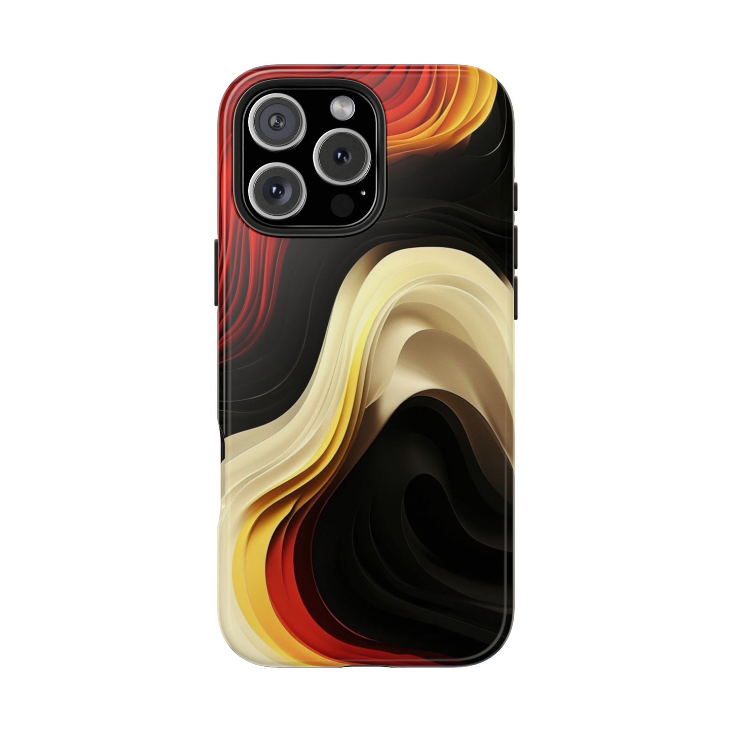Phone Case Flow Abstract Tough – Shockproof 2-Piece Cover for iPhone & Samsung