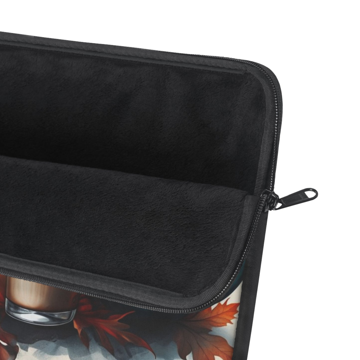 Autumn Drinks Laptop Sleeve – Cozy Whipped Cream Coffee Laptop Case