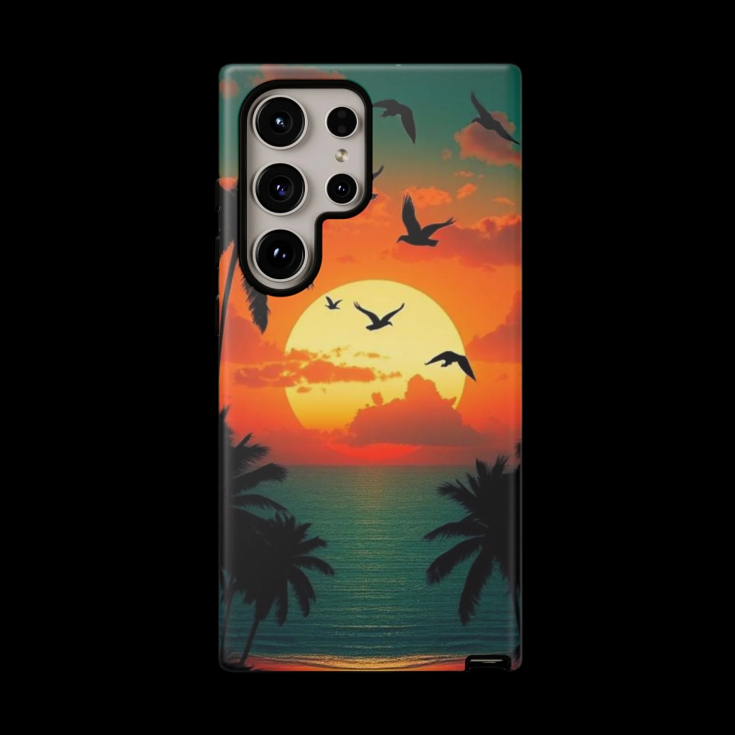 Phone Case Tropical Sunset - Beach Vibes - Aesthetic Summer Case Gift