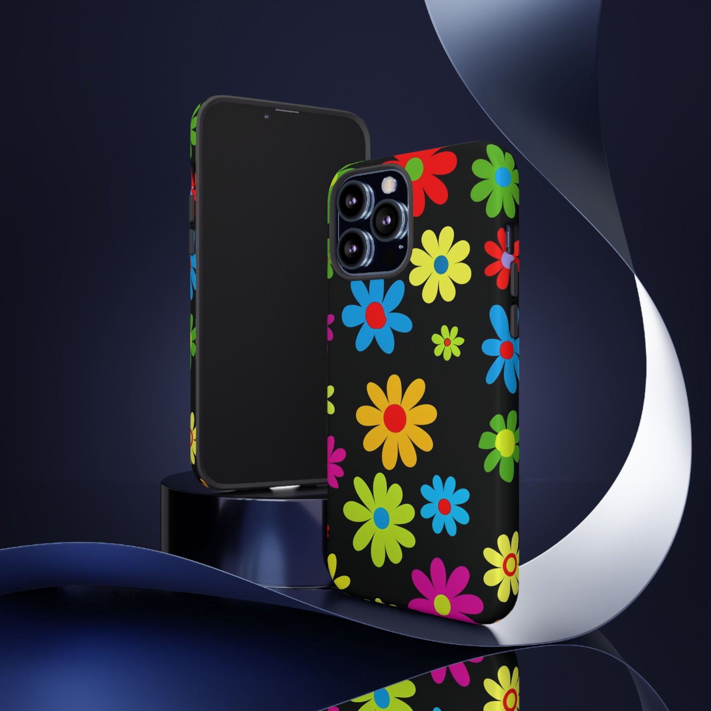 Phone Case Colorful Daisy – Cute Floral Cover - Aesthetic Multicolor Flower Case