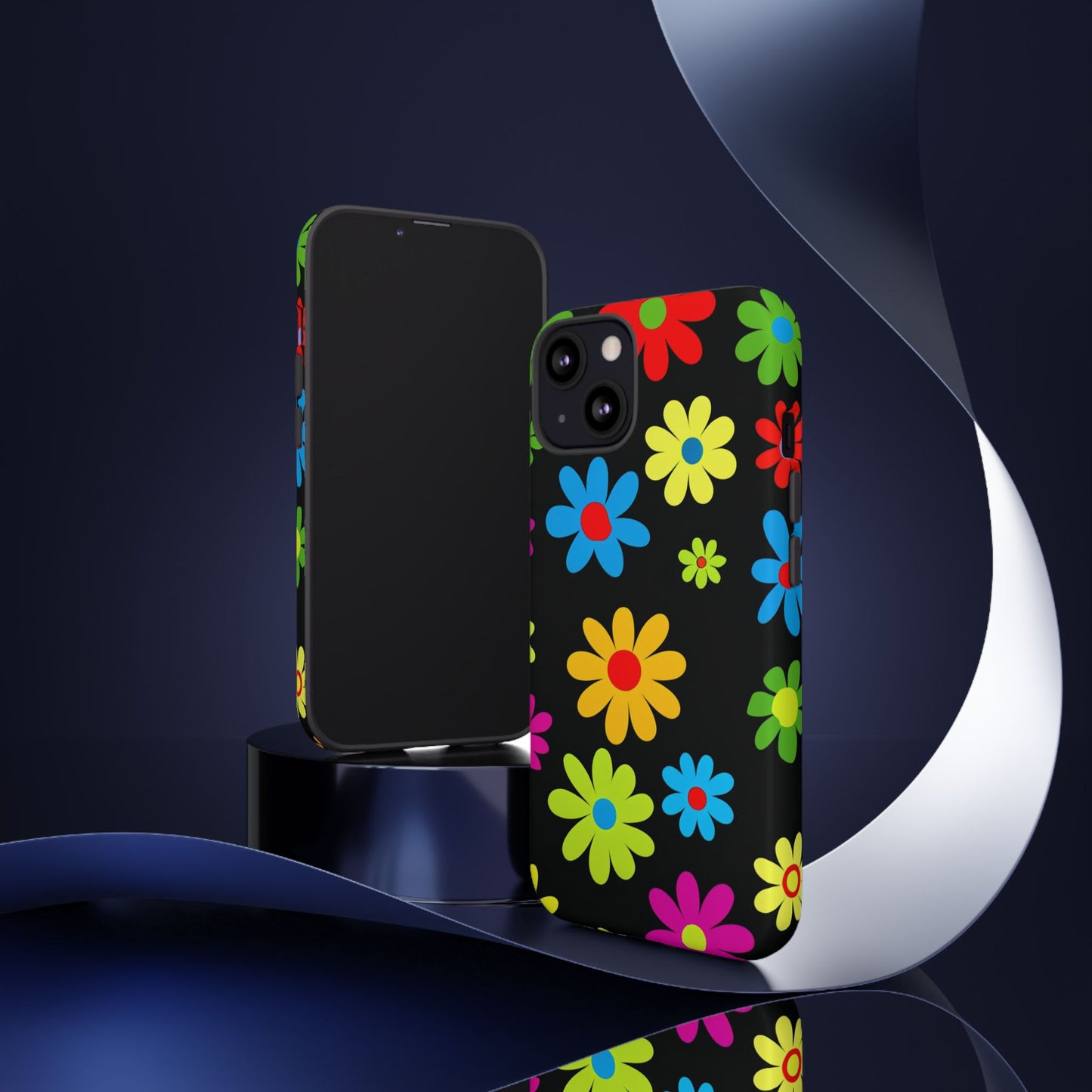Phone Case Colorful Daisy – Cute Floral Cover - Aesthetic Multicolor Flower Case